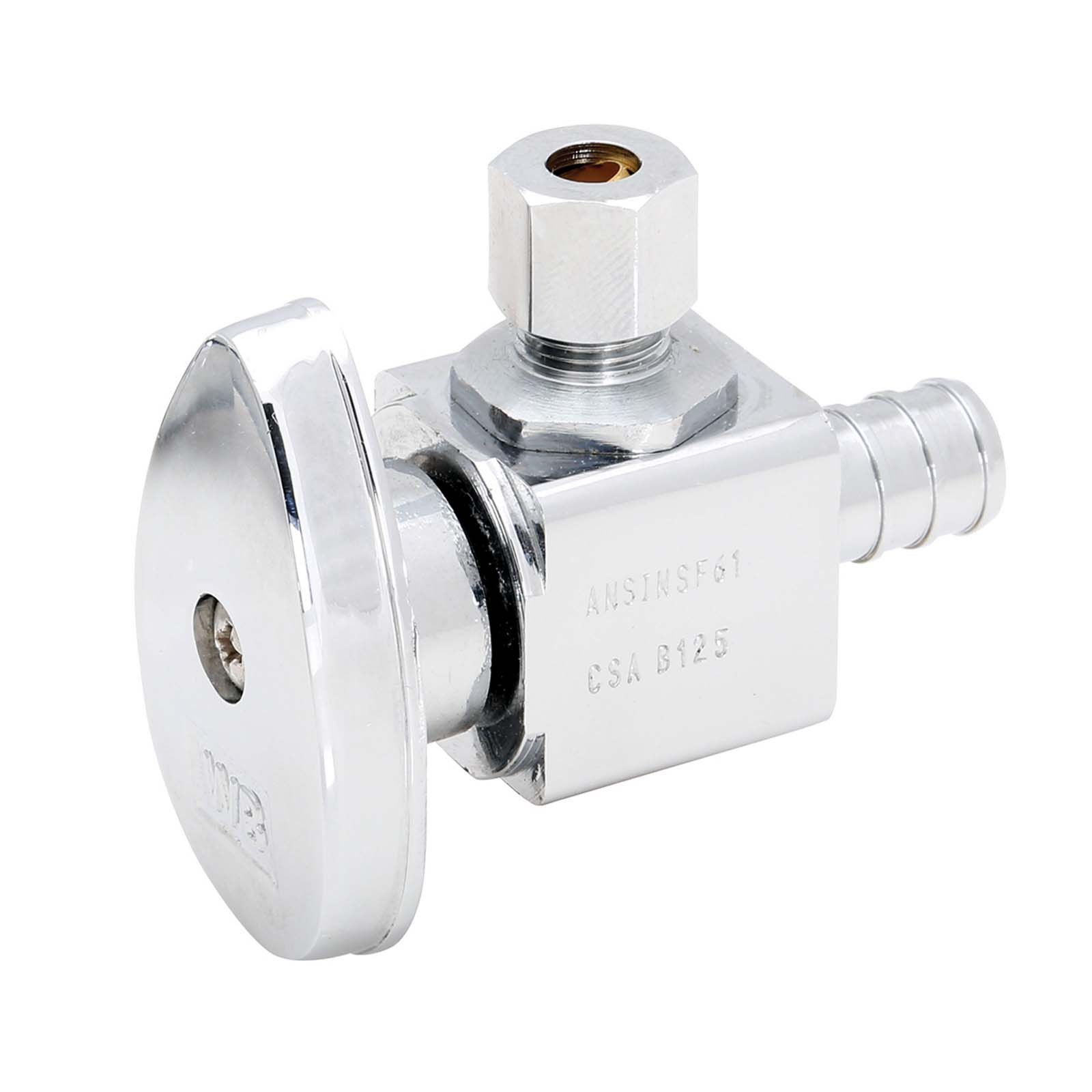 83436 1/2 PEX X 1/4 COM FINALE ULTIMATE BRASS 1/4 TURN A