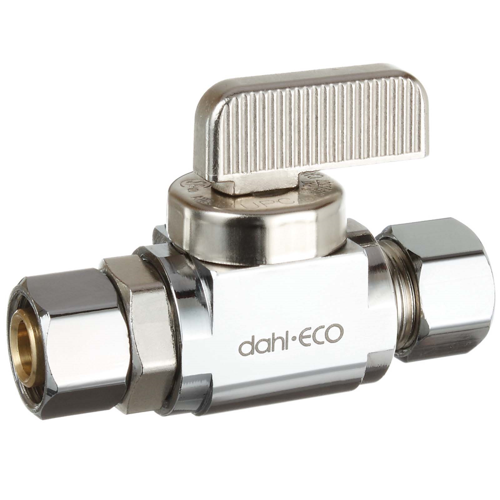 53449NL 3/8 BRASS (LEAD FREE) 1/4-TURN STRAIGHT VALVE