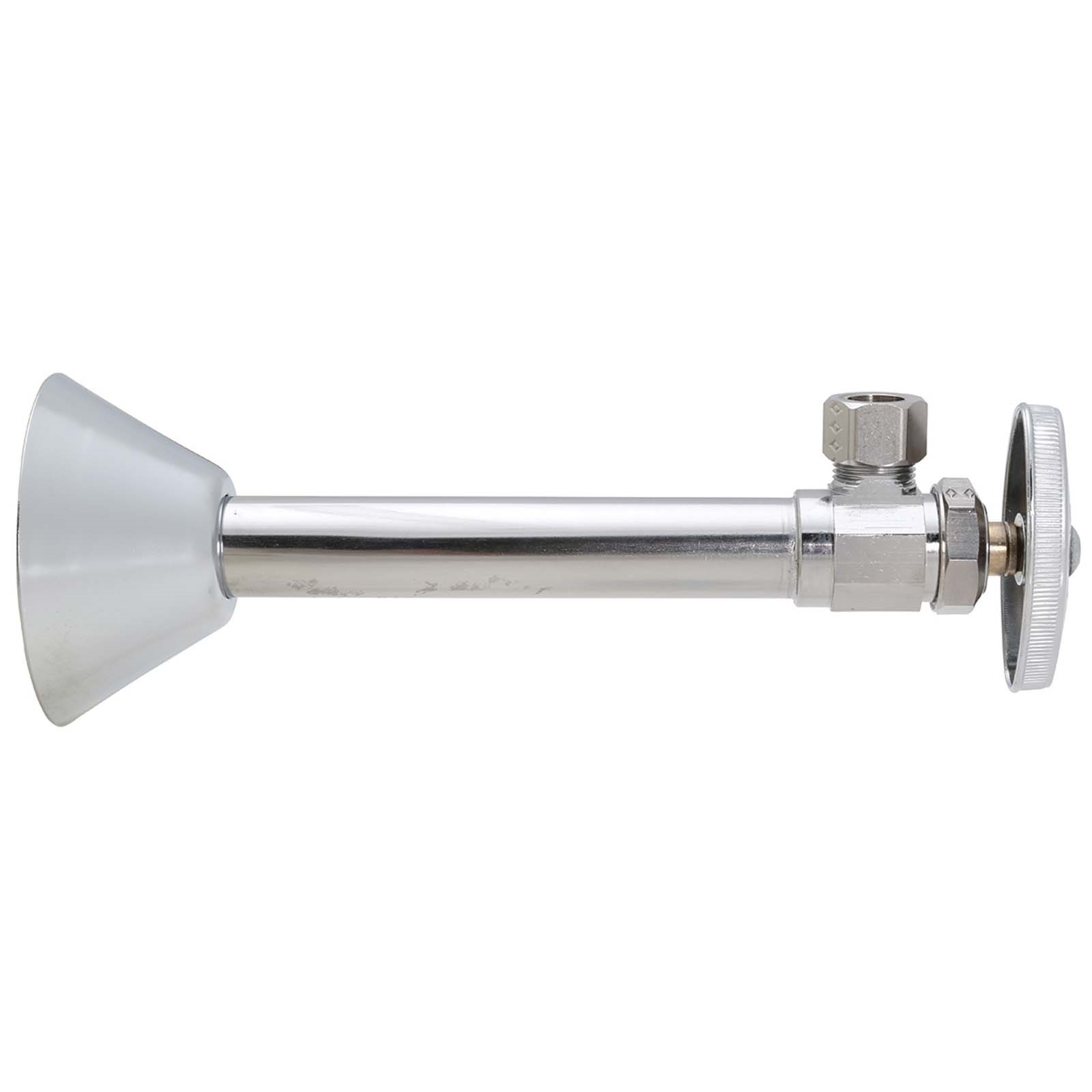 50928NL 1/2 X 3/8 CHROME PLATED BRASS ENCORE MULTI-TURN AN