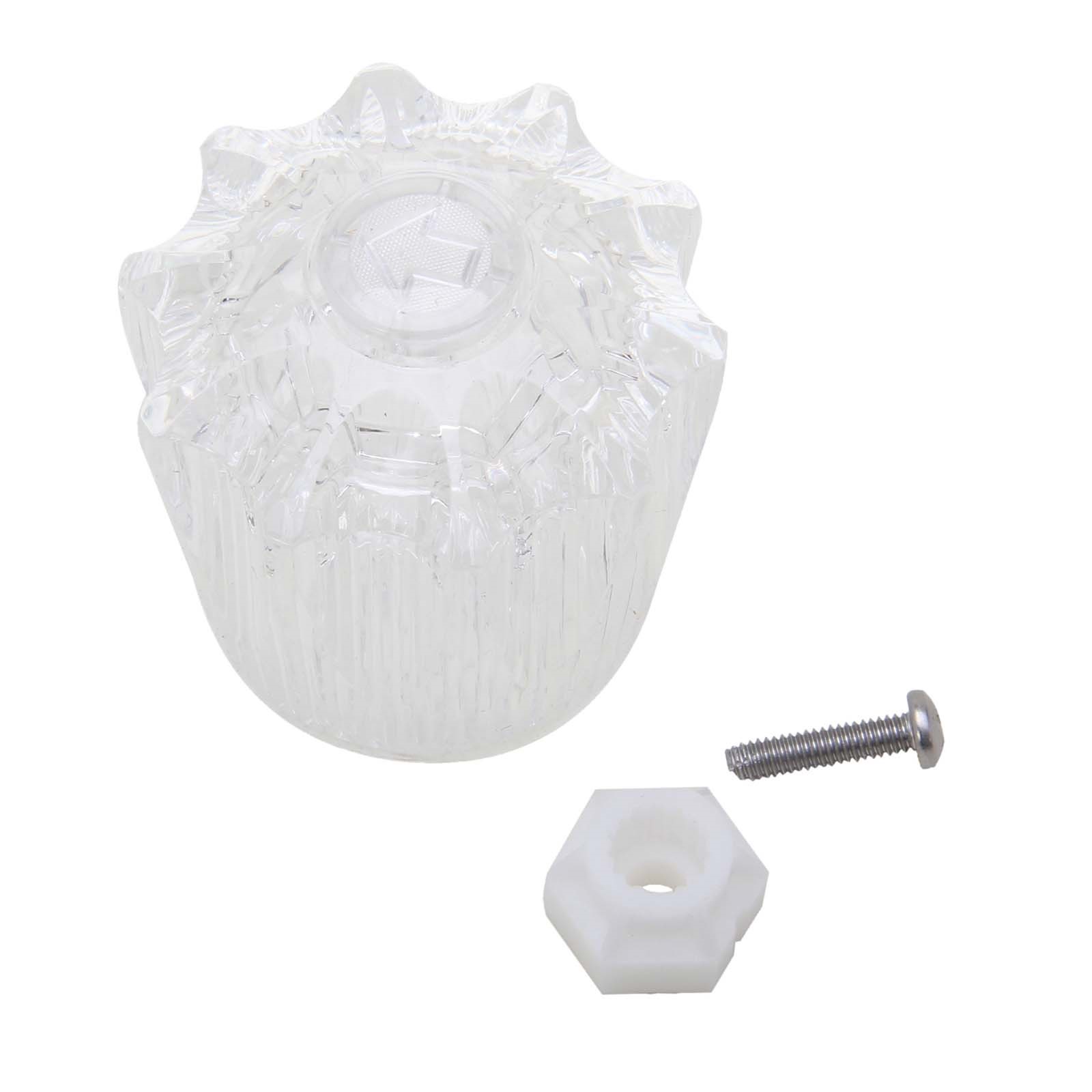 52895W ACRYLIC HANDLE DIVERTER (1) - CLEAR ACRYLIC