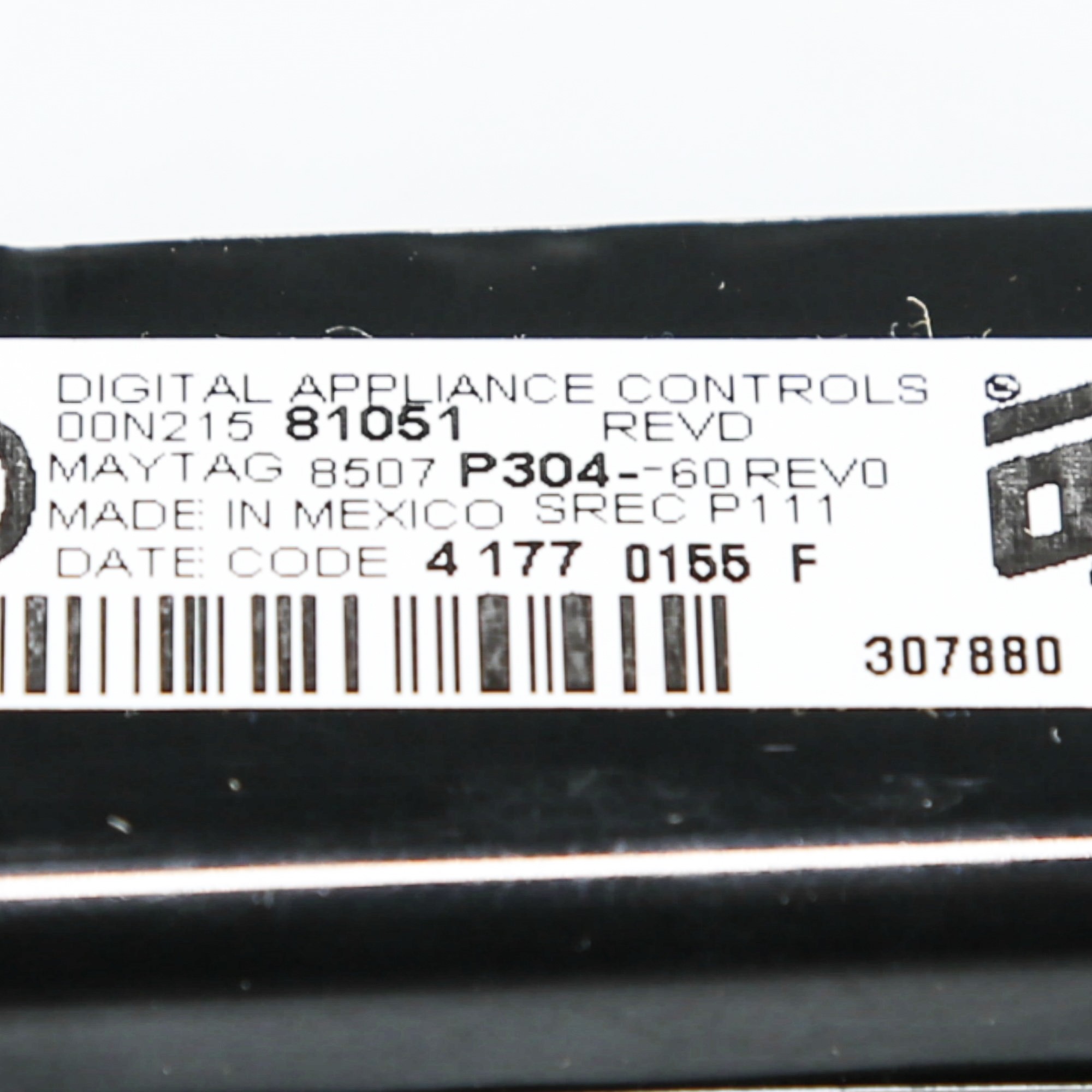5701M760-60 Whirlpool Electronic Control Board (Black)