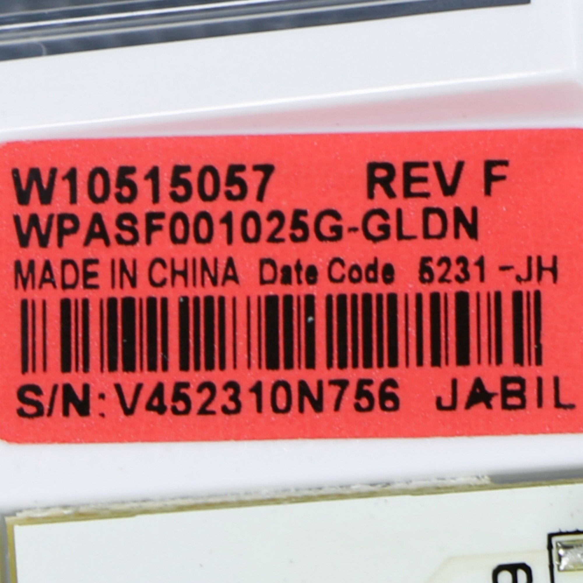 WPW10515057 Whirlpool Light Board