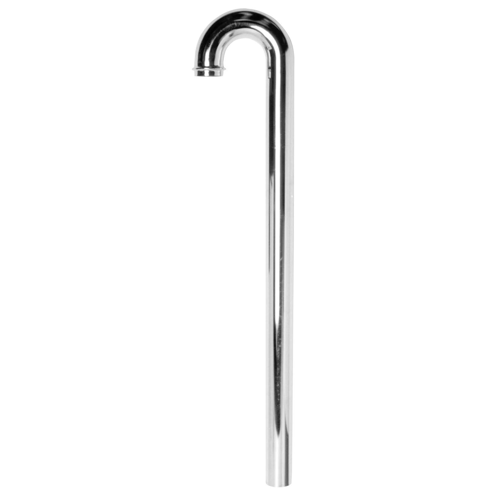 50879W 1-1/4 17 GAUGE 18-5/8 S-TRAP FLOOR TUBE CHROME