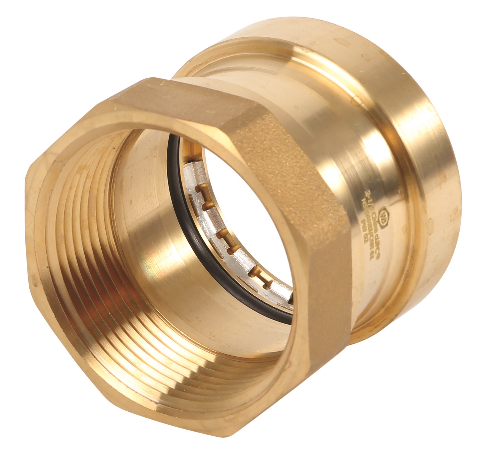 83724 2-1/2 PRESS X 2-1/2 FPT BRASS ADAPTER