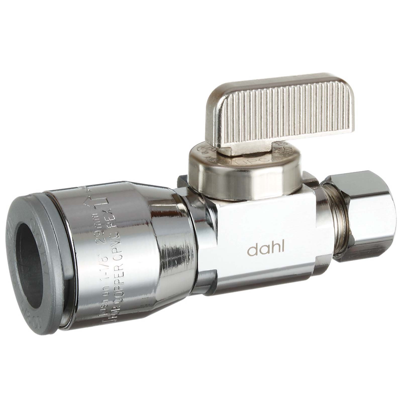 53411NL 1/2 X 3/8 BRASS (LEAD FREE) 1/4-TURN STRAIGHT SUPP