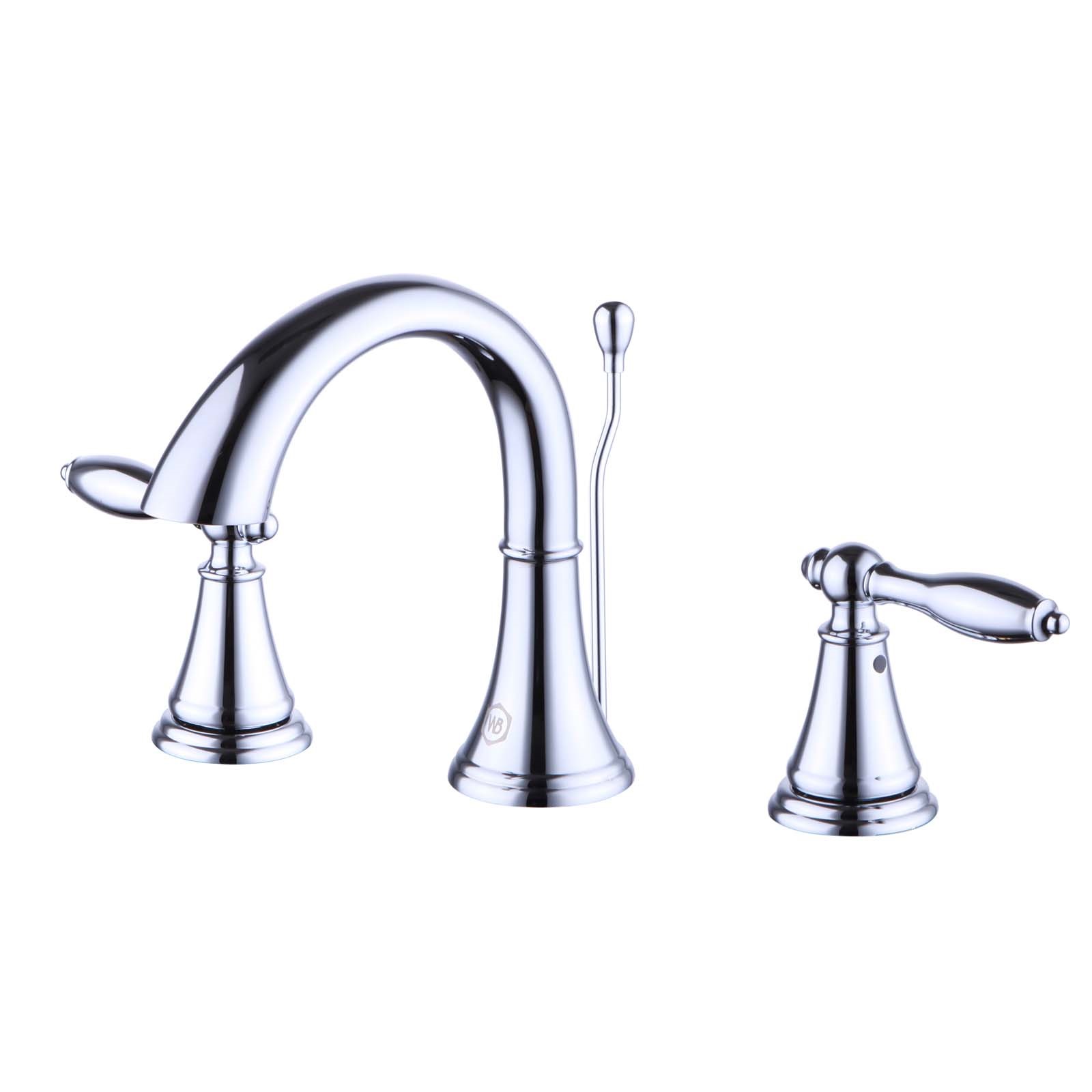 81515 TIMELESS TWO HANDLE WIDESPREAD BATHROOM FAUCET WIT