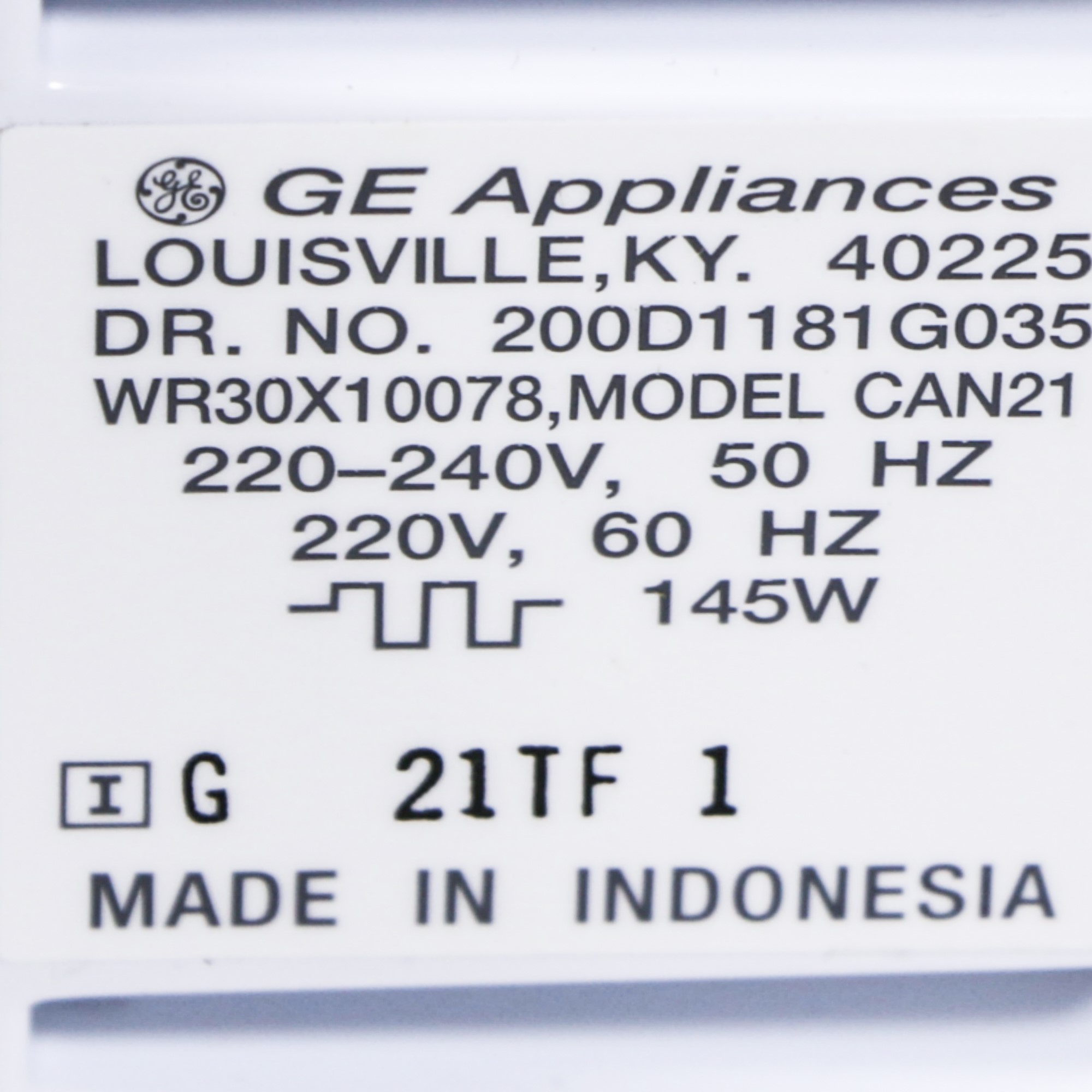 WR30X10081 ELECTRONIC IM INTL ROHS
