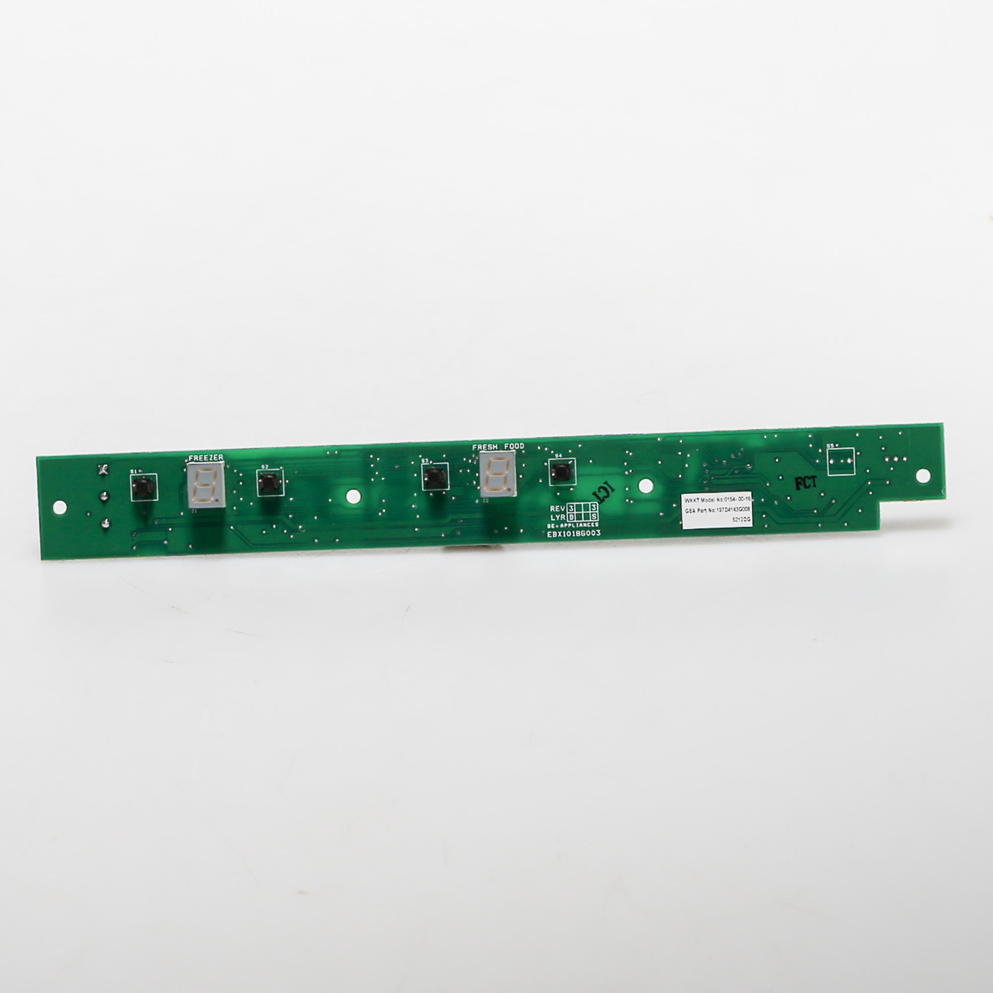 WR55X10831 GE Refrigerator Board Assembly Temp Control