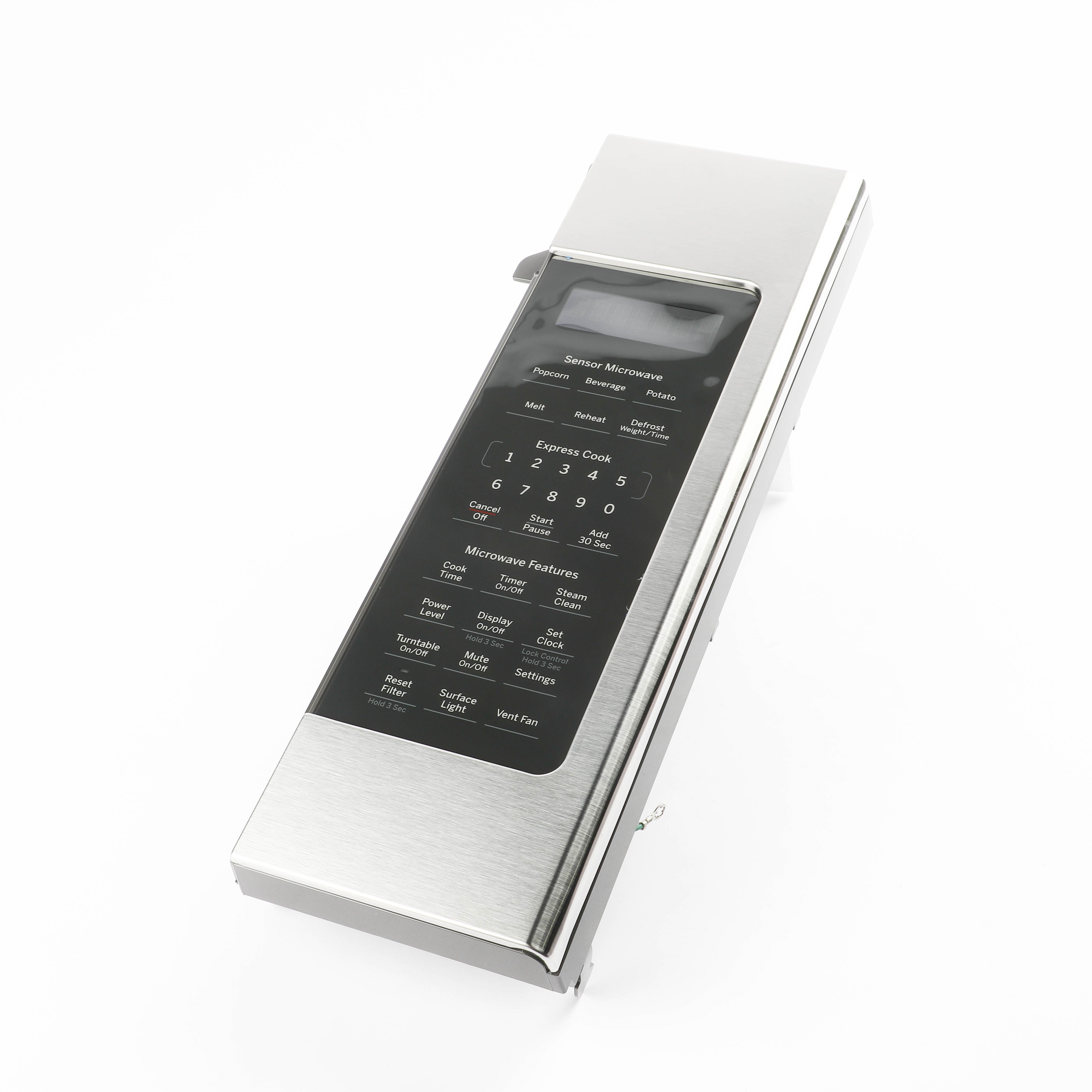WB56X30166 STAINLESS STEEL CONTROL PANEL WHITE LED