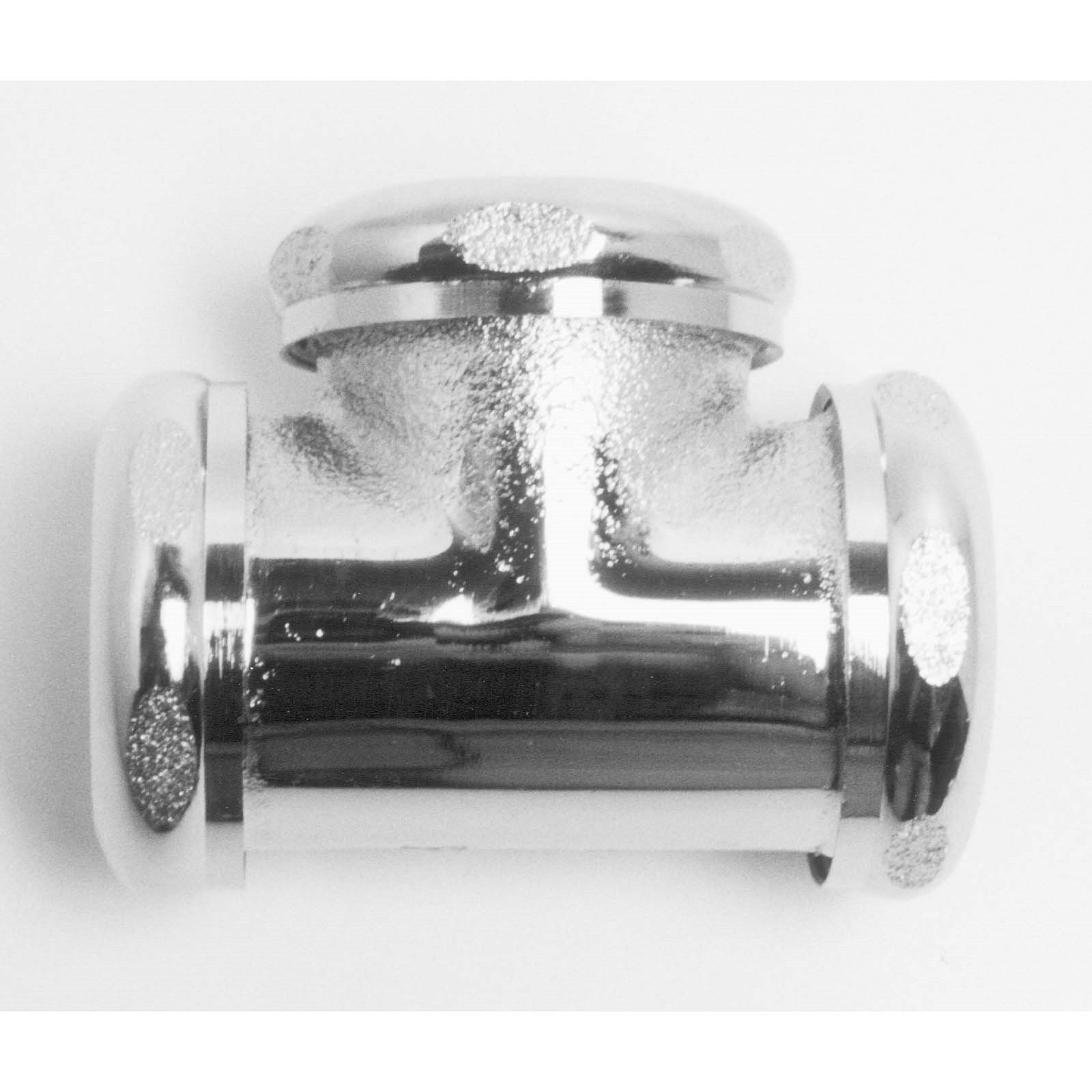 50805 1-1/2 CAST BRASS TEE SLIP JOINT CHROME