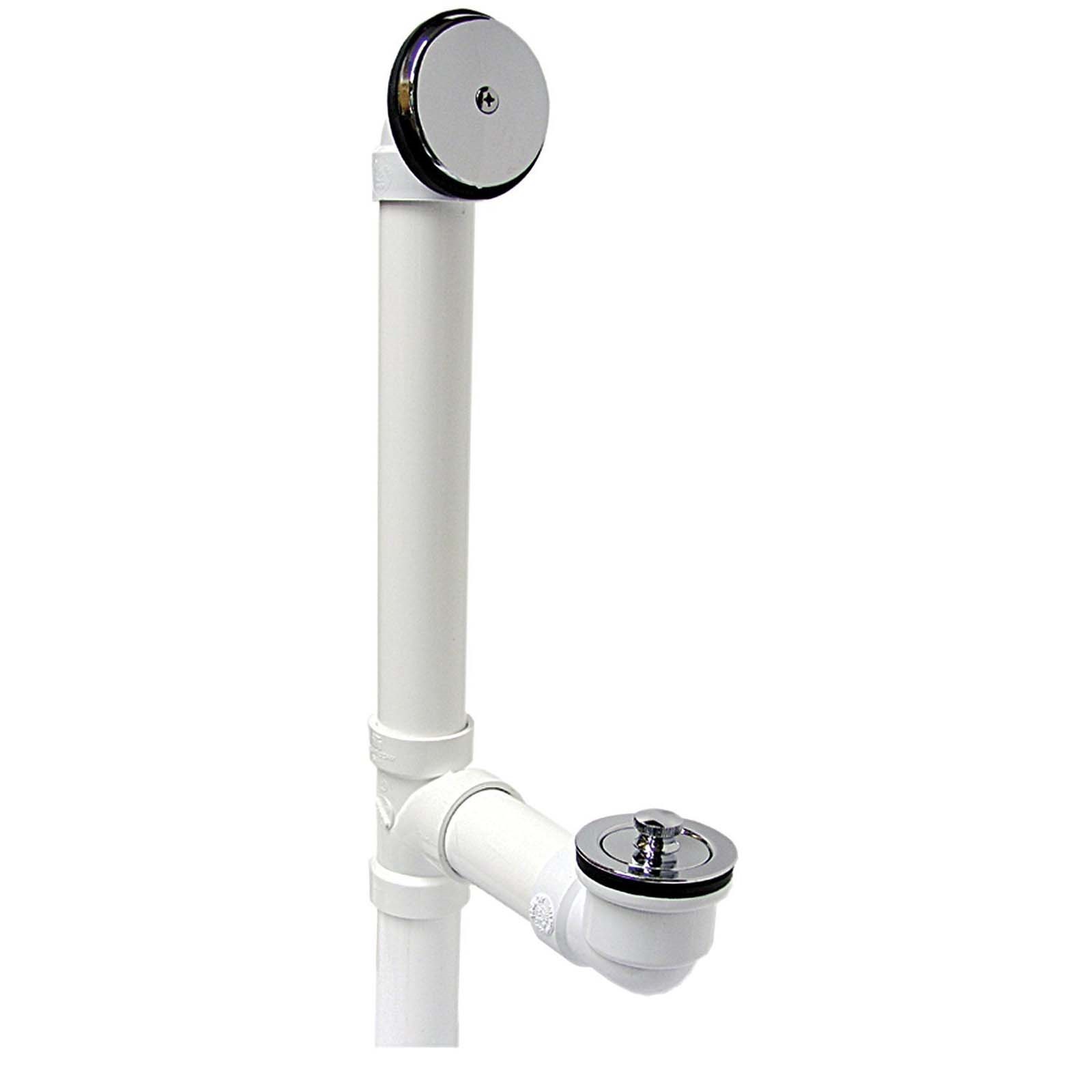 59374 1-1/2 SCH 40 PVC TWIST N CLOSE BATH DRAIN WHITE WI