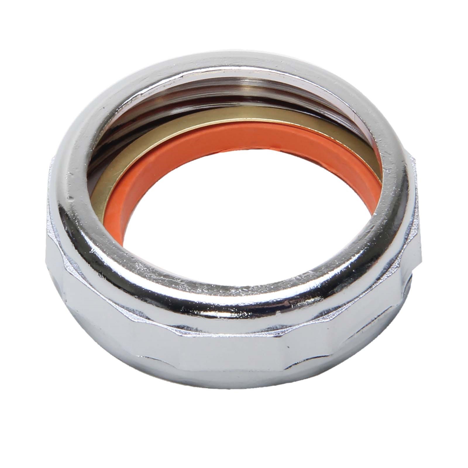 51390 DIECAST NUT W/WASHER&FRICTRING 1-1/2, CH