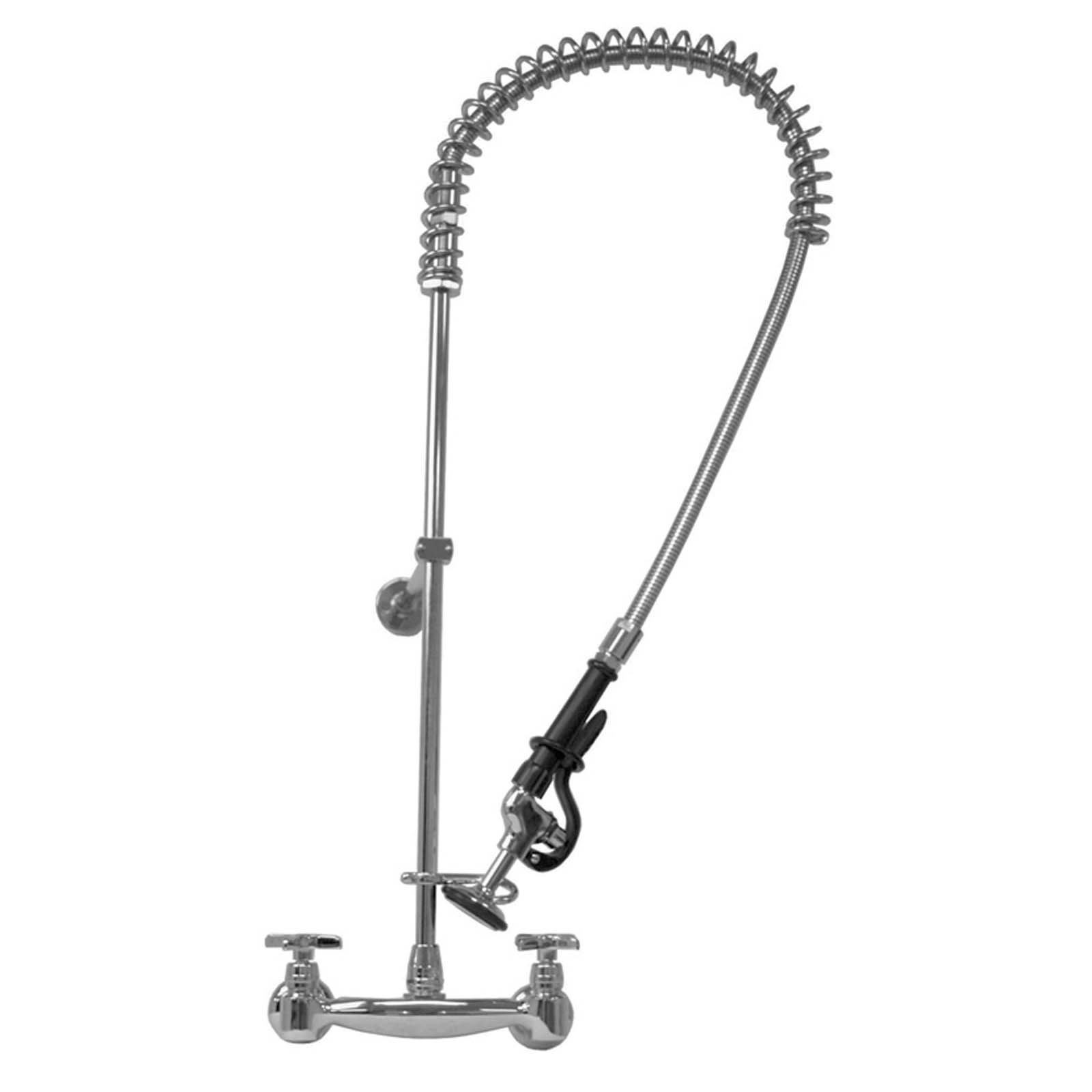 93362PR PRERINSE WALLMOUNT UNIT CROSS HANDLES/ 8 CENTERS