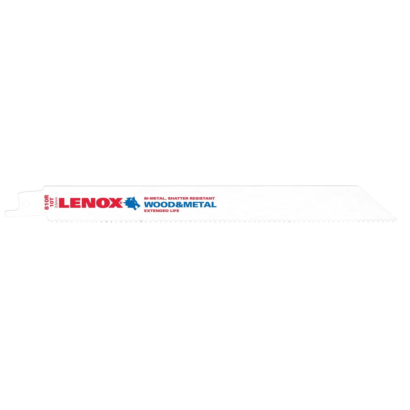 20949 8 10TPI RECIPROCATING SAW BLADE, WOOD/PLASTIC/ALUM