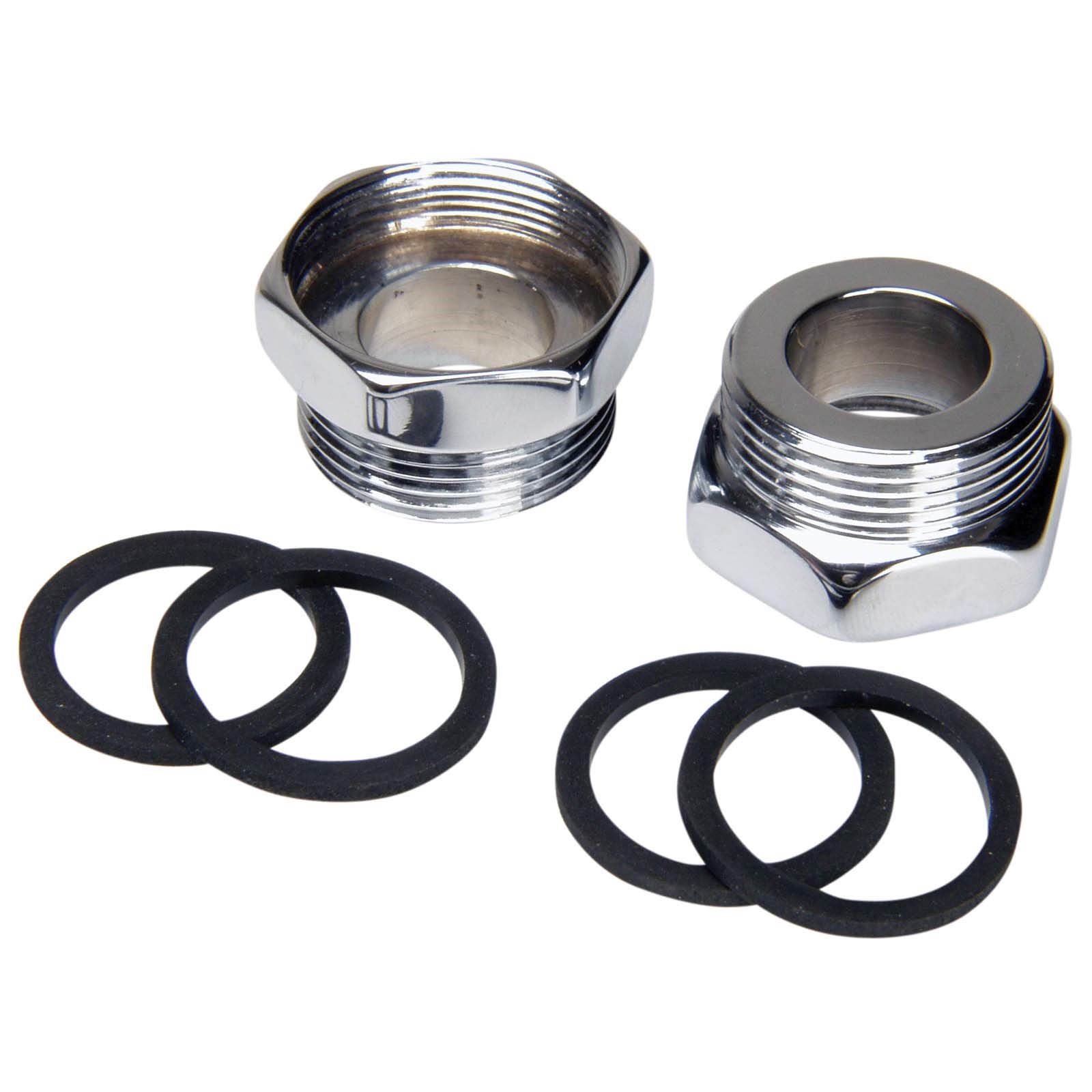 53461W WALLMT 8CTRS PAIR T&S COUPLING ADAPTERS