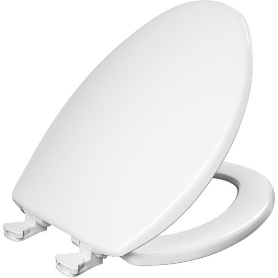 45223 BEMIS 7300EC CLOSED FRONT ELONGATED PLASTIC TOILET