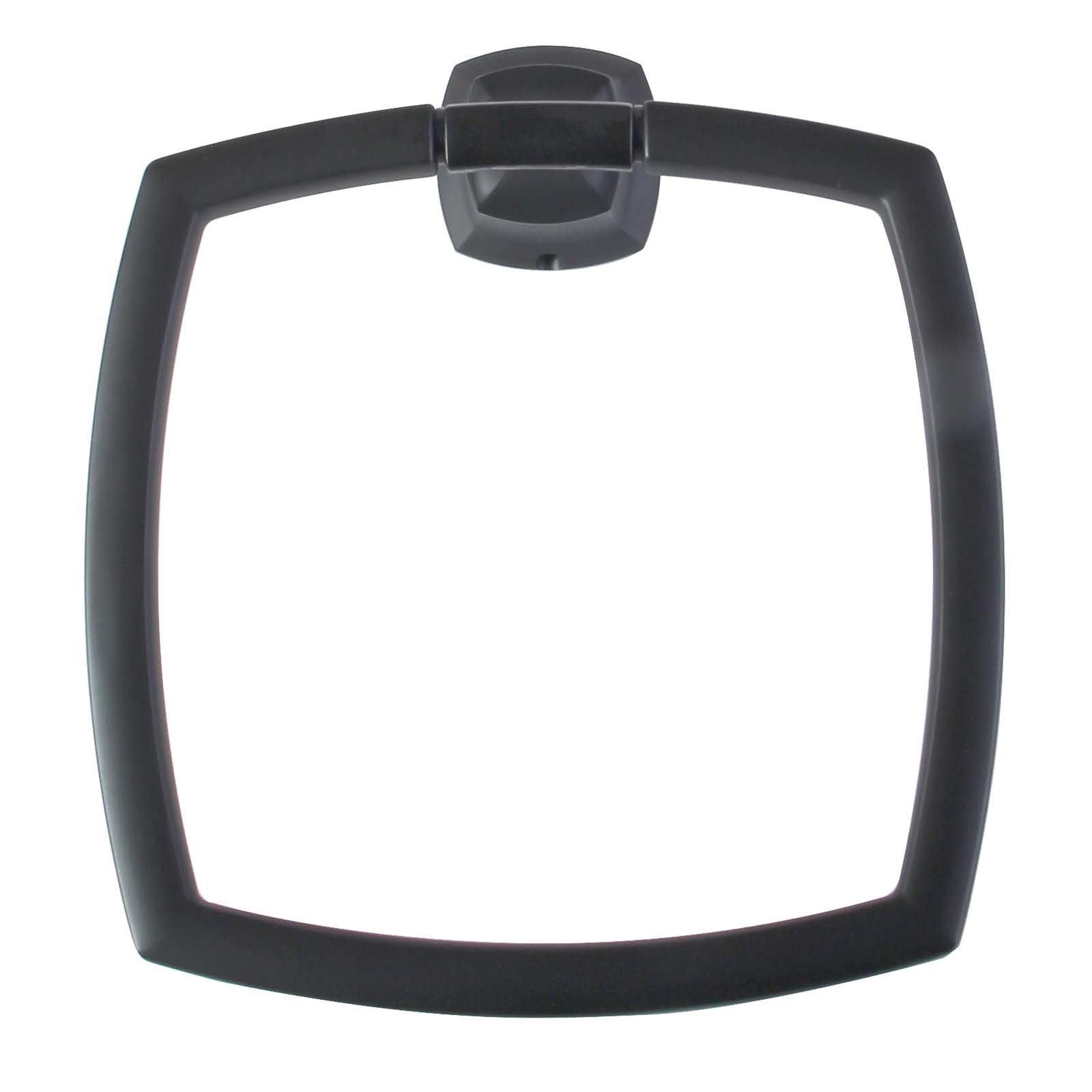 81659 ARCHITEC TOWEL RING, MATTE BLACK