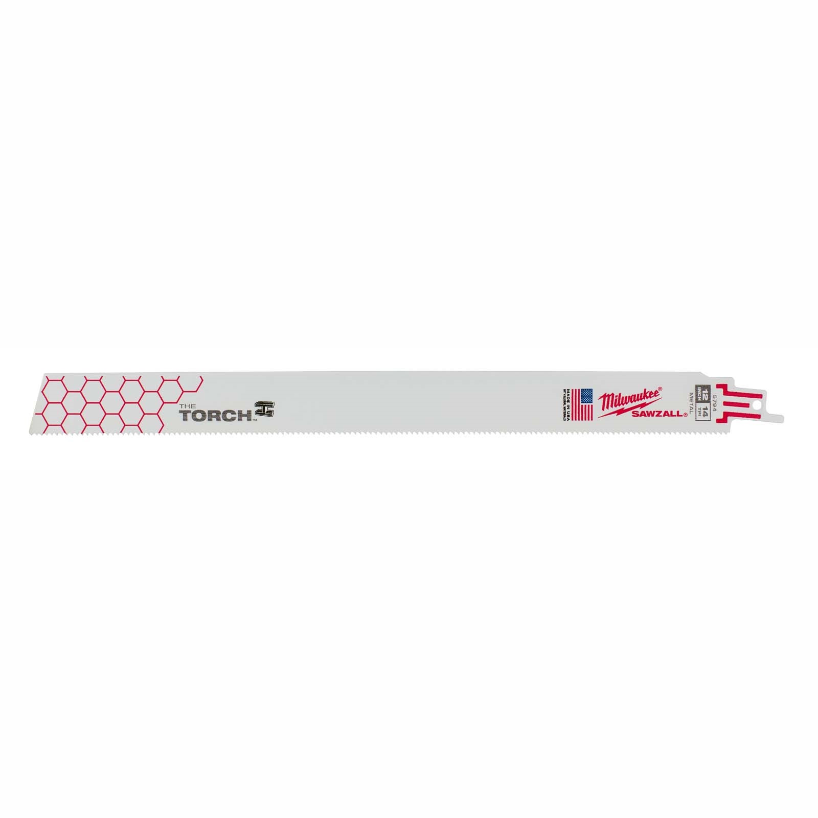 20995 12 14TPI SAWZALL BLADES, TORCH, METAL (5 PACK)
