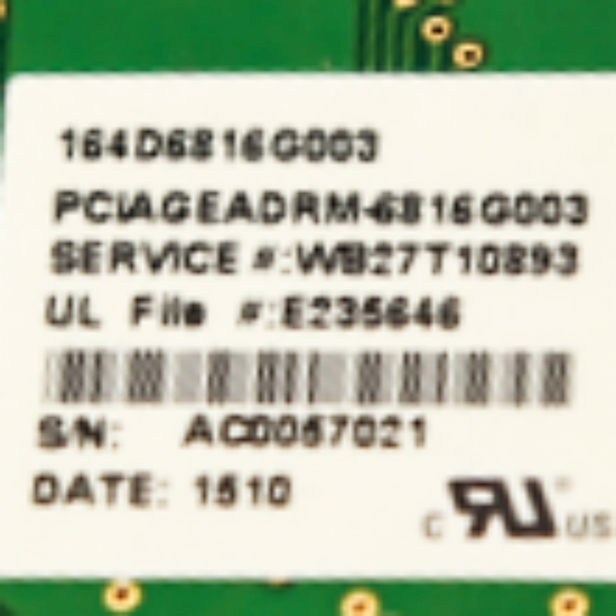 WB27T10893 - DAUGTHER RELAY BOARD