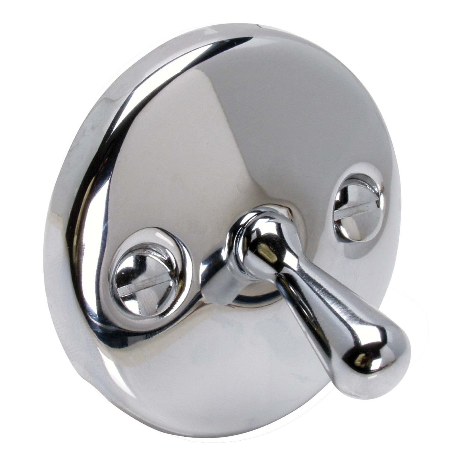 50992 CHROME BRASS TRIP LEVER OVERFLOW PLATE FOR SIDE OU