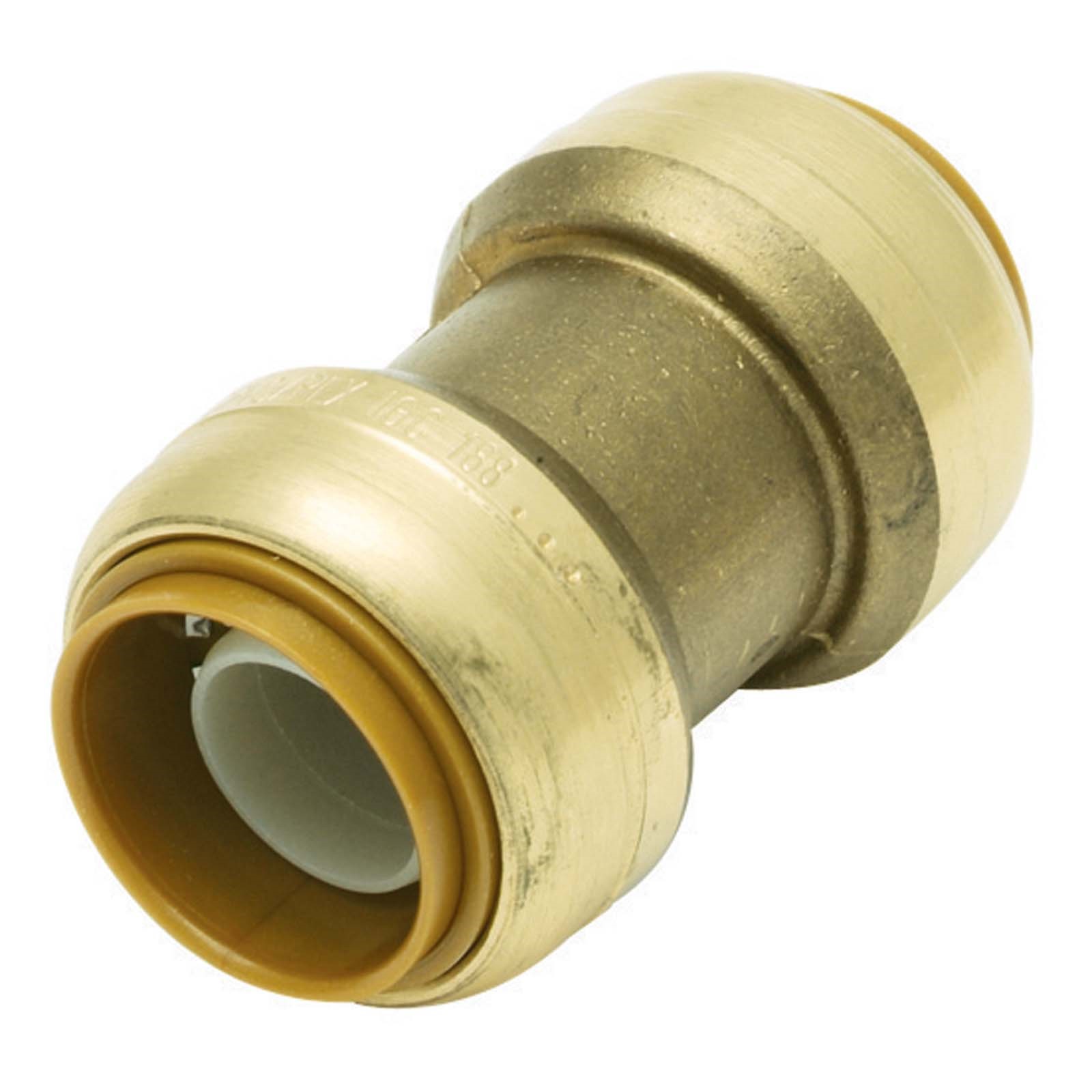 53053NL 3/4 PUSH-FIT SHARKBITE BRASS COUPLING