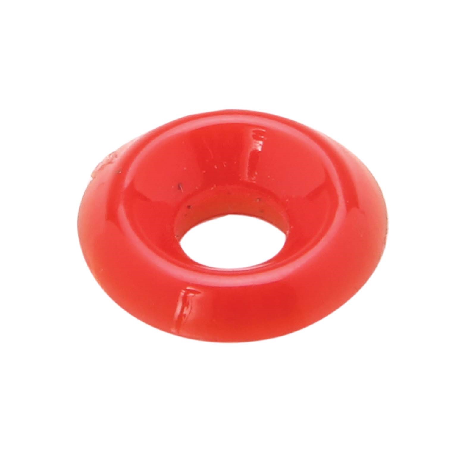 25740 140H RED PLASTIC SCREW-IN HOT INDEX BUTTON FOR T&S