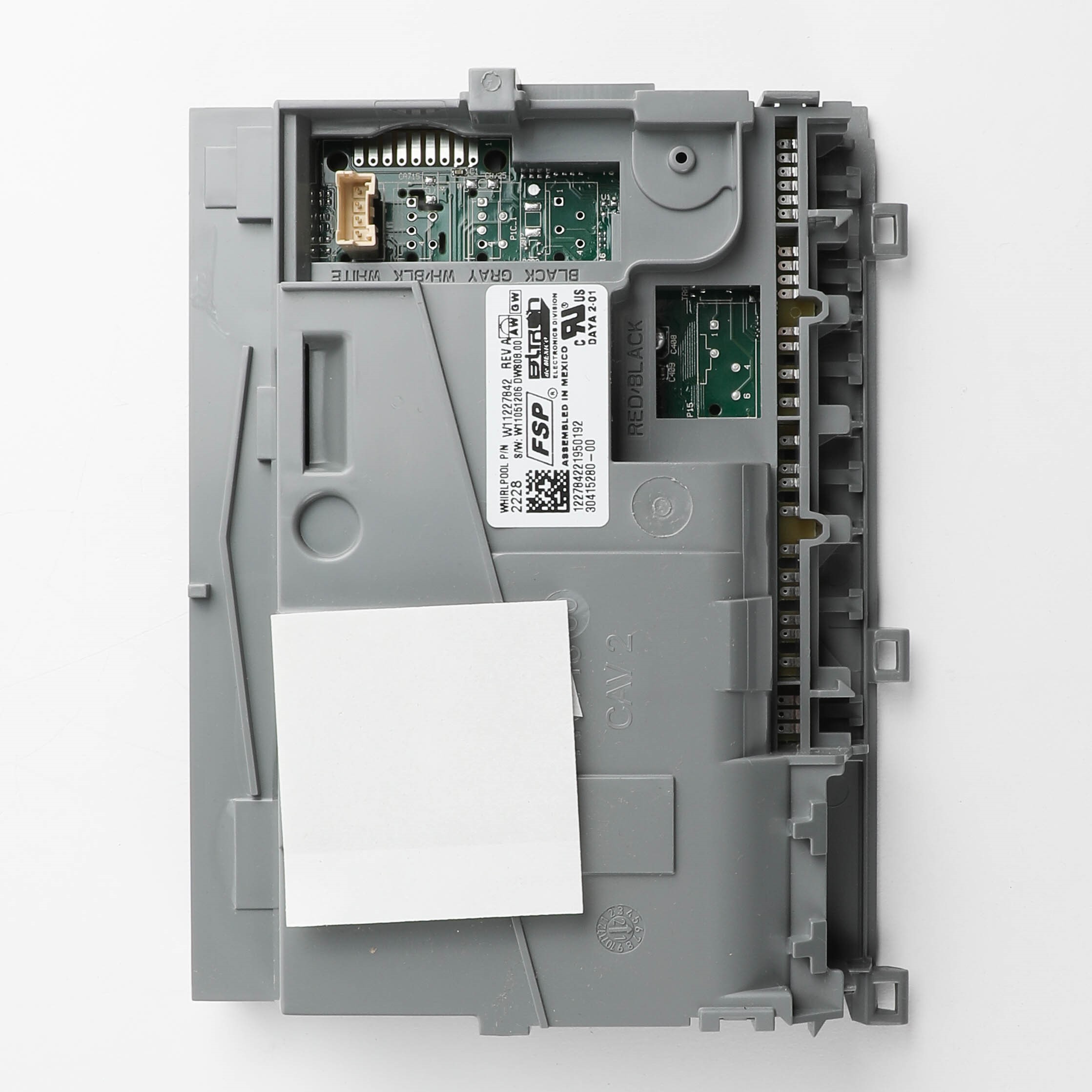 WPL W11087207/W11305297 Whirlpool Dishwasher Electronic Control Board