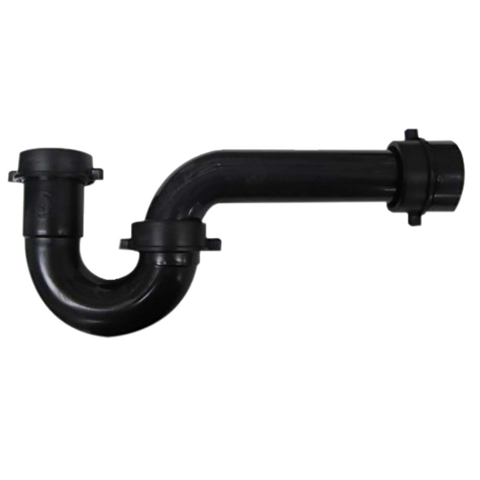 53308 1-1/2 PLASTIC TUBULAR P-TRAP (BOXED) BLACK