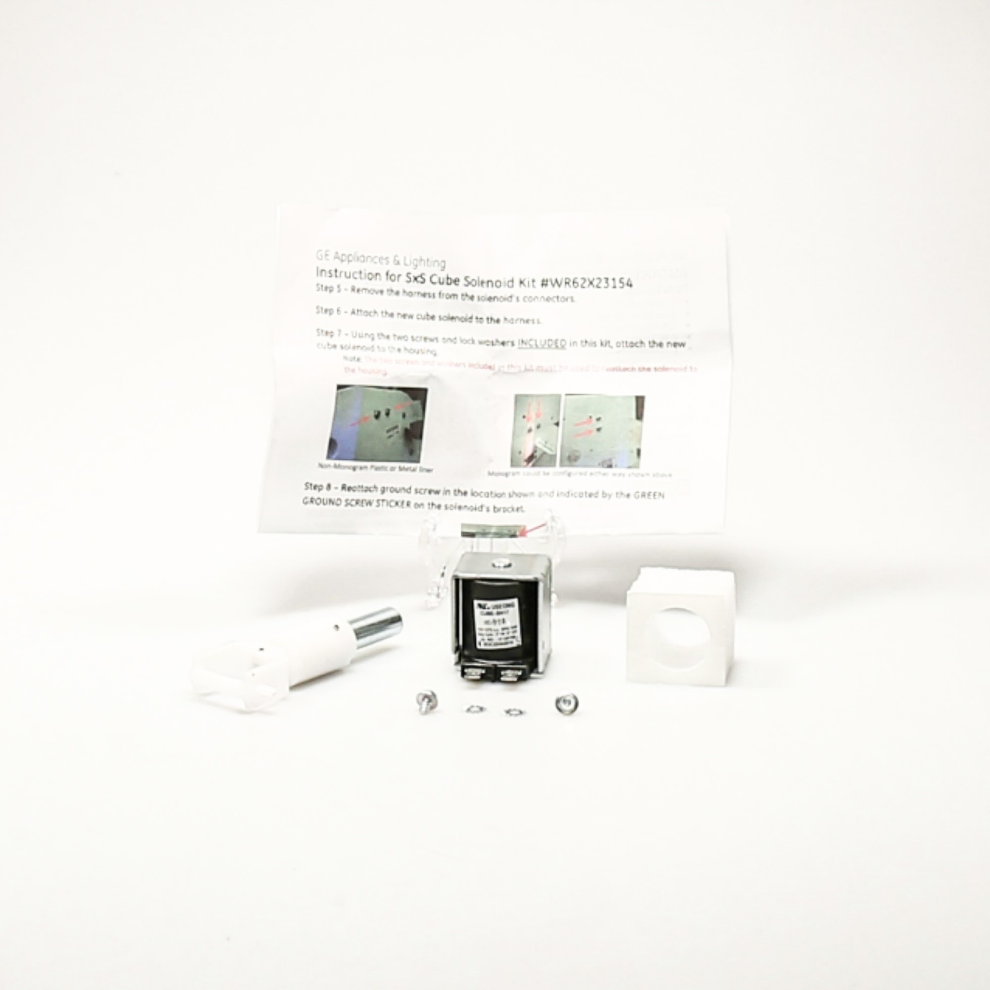WR62X23154 GE Refrigerator Ice Dispenser Solenoid Service Kit