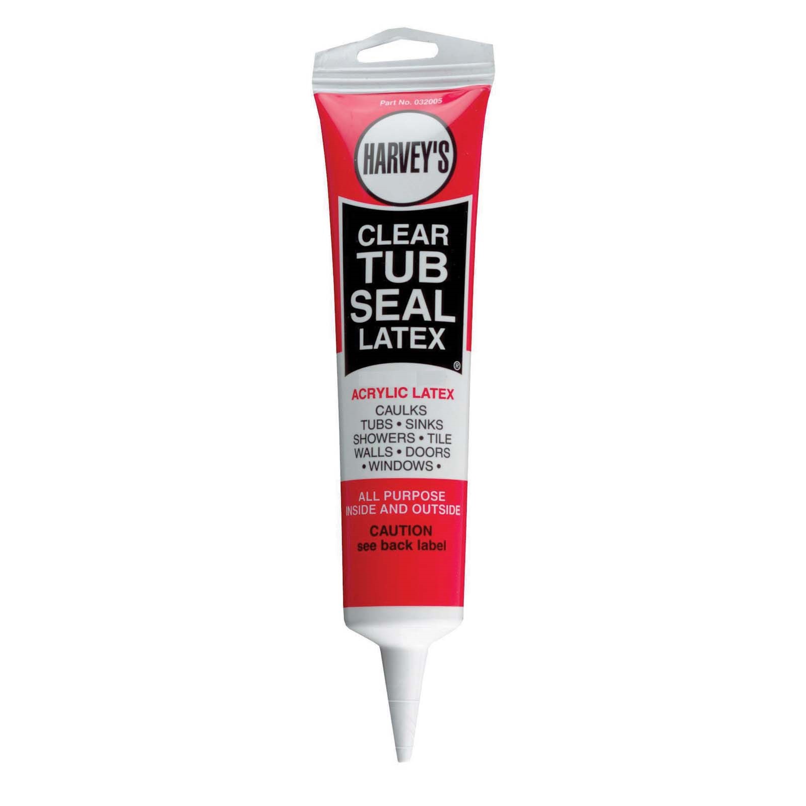 72002W HARVEY 032006 SILICONIZED ACRYLIC CAULK, 5.5 OZ TU