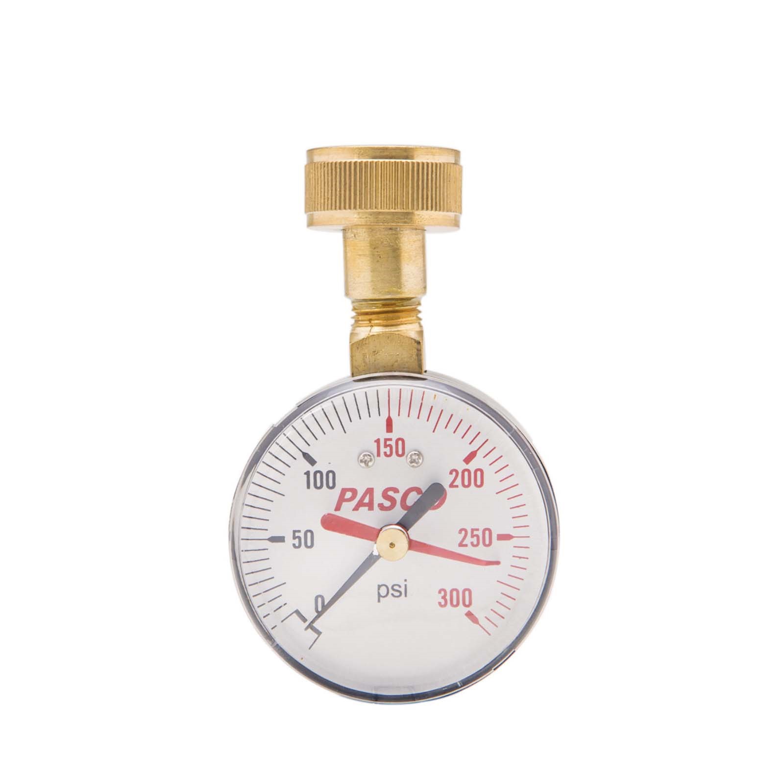 60359 3/4 FHT LAZY HAND WATER PRESSURE TEST GAUGE BRASS