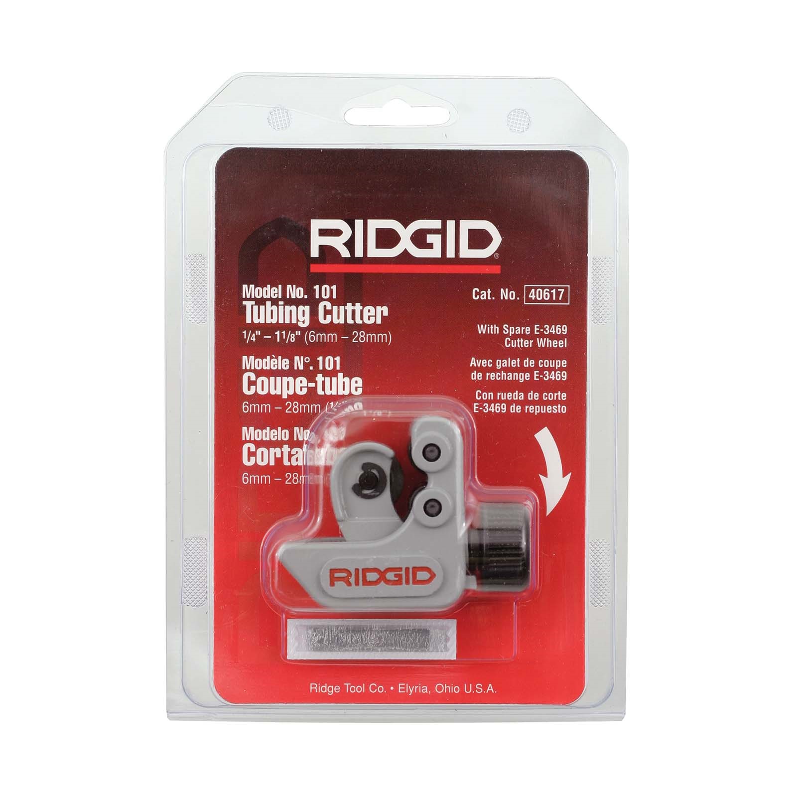 59463 RIDGID CLOSE QUARTER MIDGET TUBE CUTTER, 1/4 TO 1-
