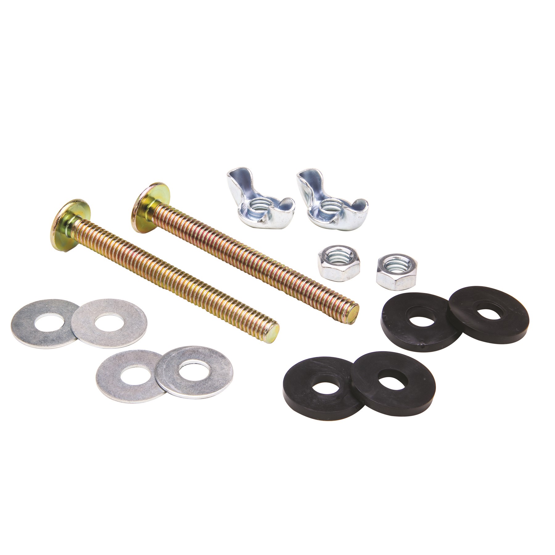 88910 BRASS-PLATED STEEL TANK BOLTS, 5/16 X 3