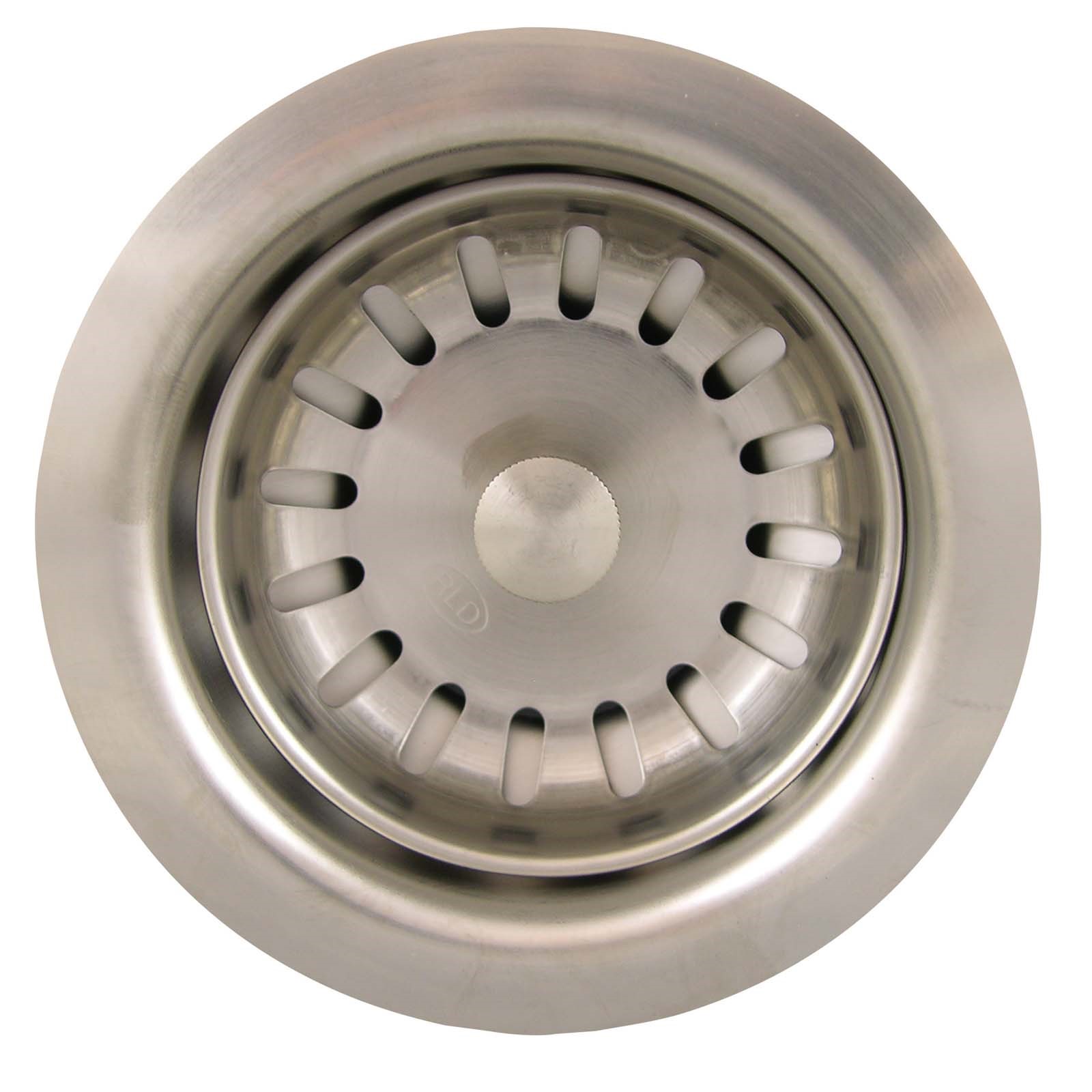 36439 3-1/2 OPENING PVD BRUSHED NICKEL BASKET SINK STRAI
