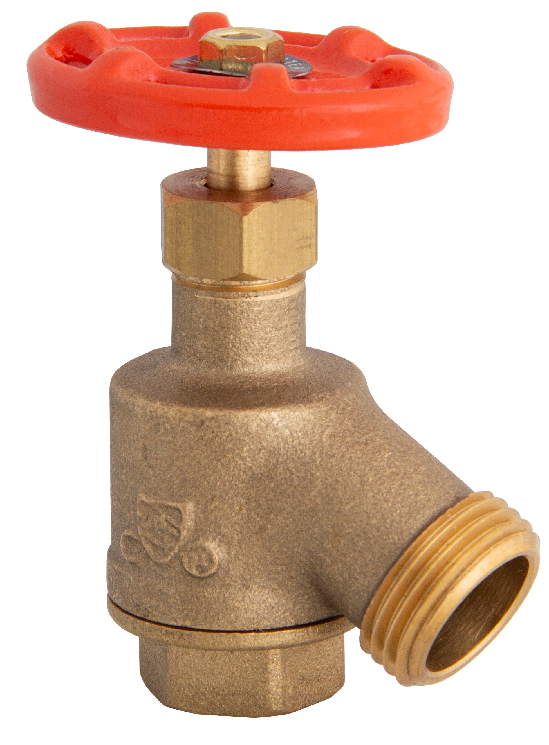 55747 1/2 X 3/4 FIP X HOSE BENT NOSE GARDEN VALVE CAST B