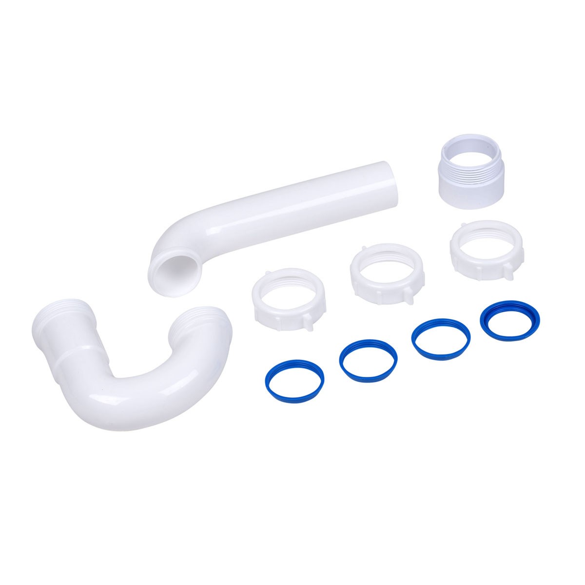 58902 1-1/2 P-TRAP W/THREADED PVC ADAPTER & REVERSIBLE J