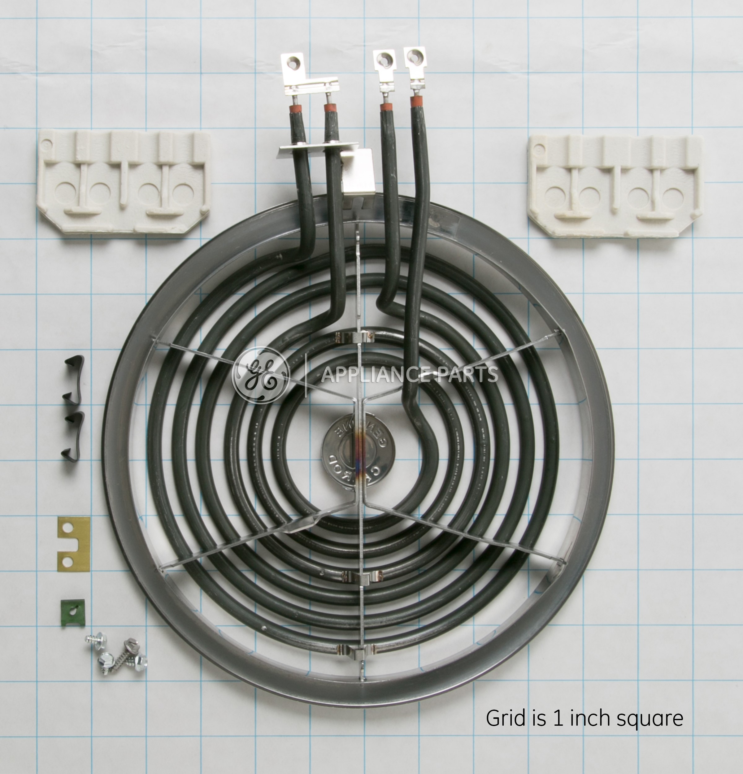 WB30X354 GE Oven Range Stove Cooktop Burner Unit 3 Wire 8 Inch