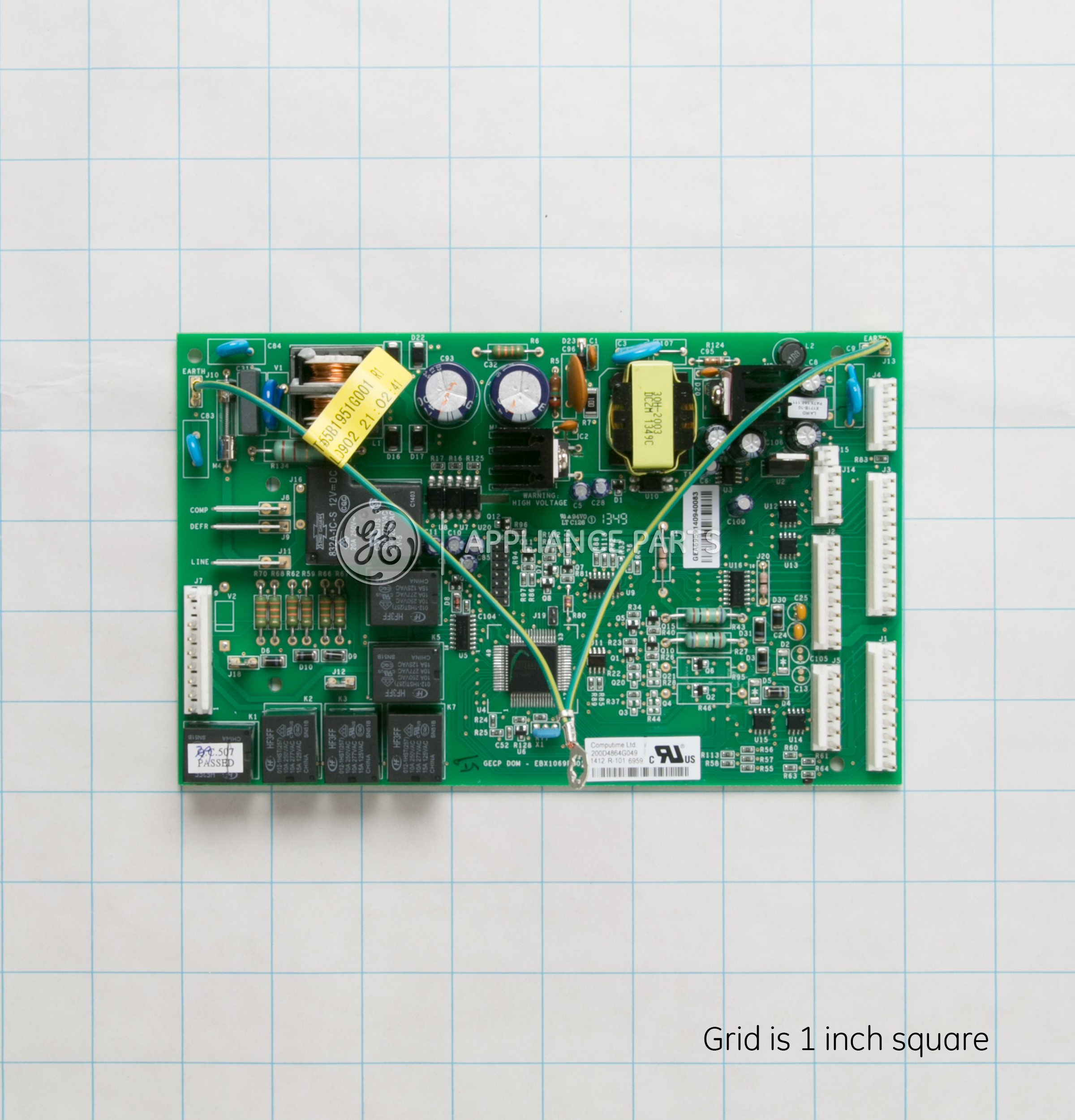 WR55X10956 GE Refrigerator Main Electronic Control Board Assembly