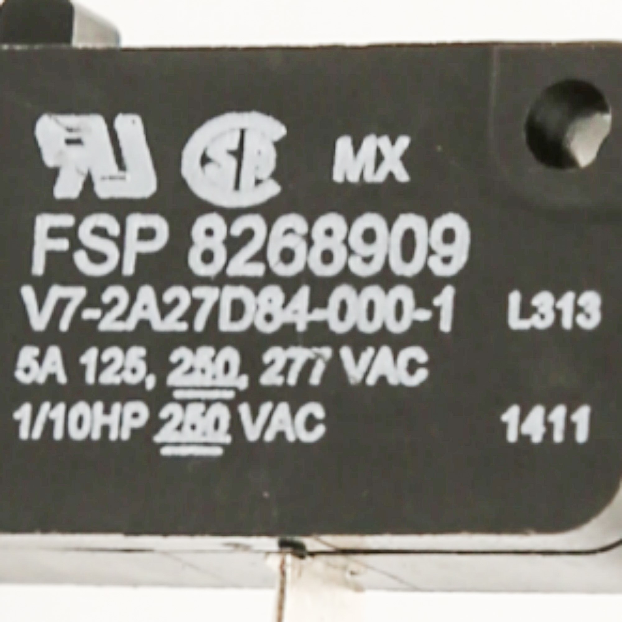 WP8268909 Whirlpool Dishwasher Switch