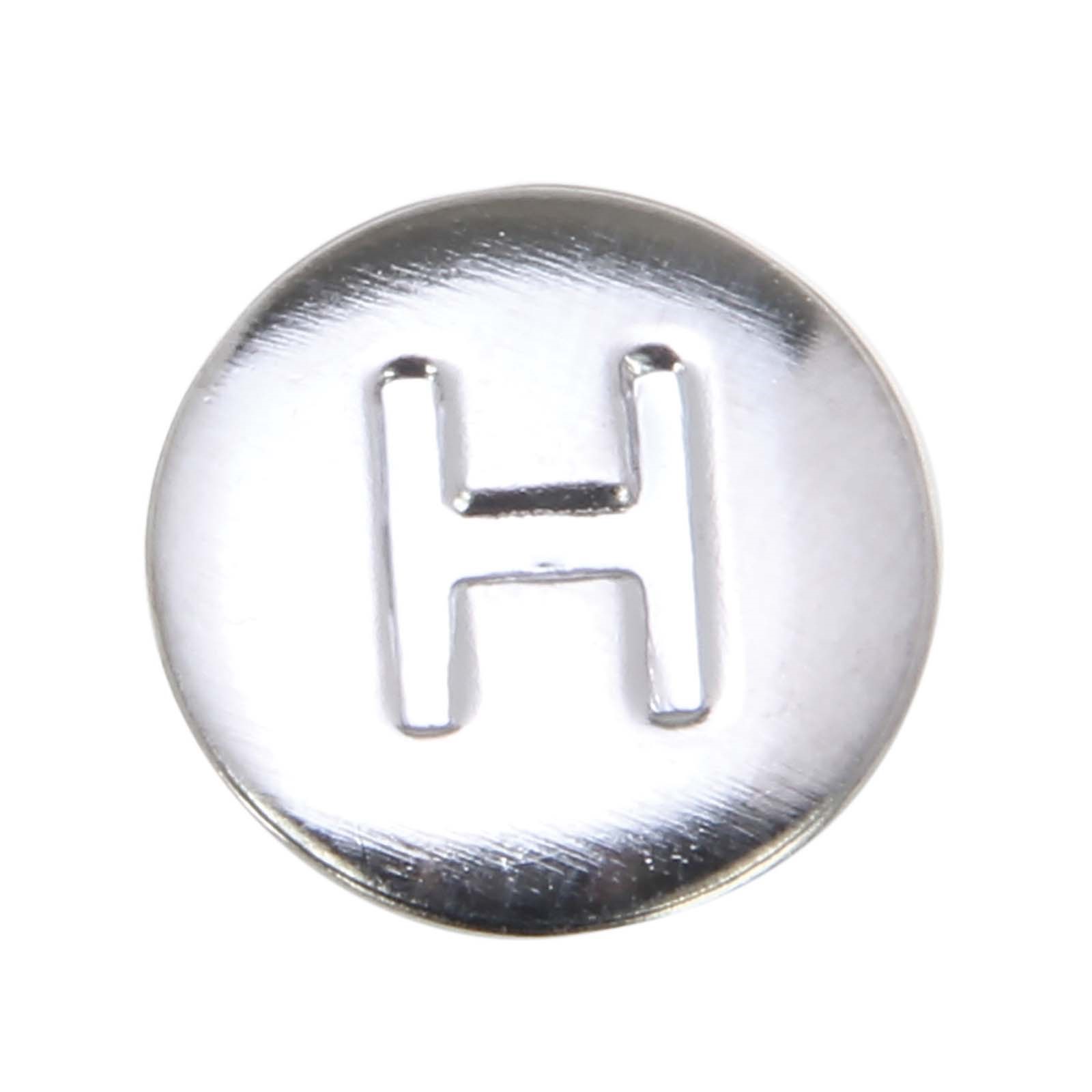 25703 103H CHROME PLATED METAL SNAP-IN HOT INDEX BUTTON
