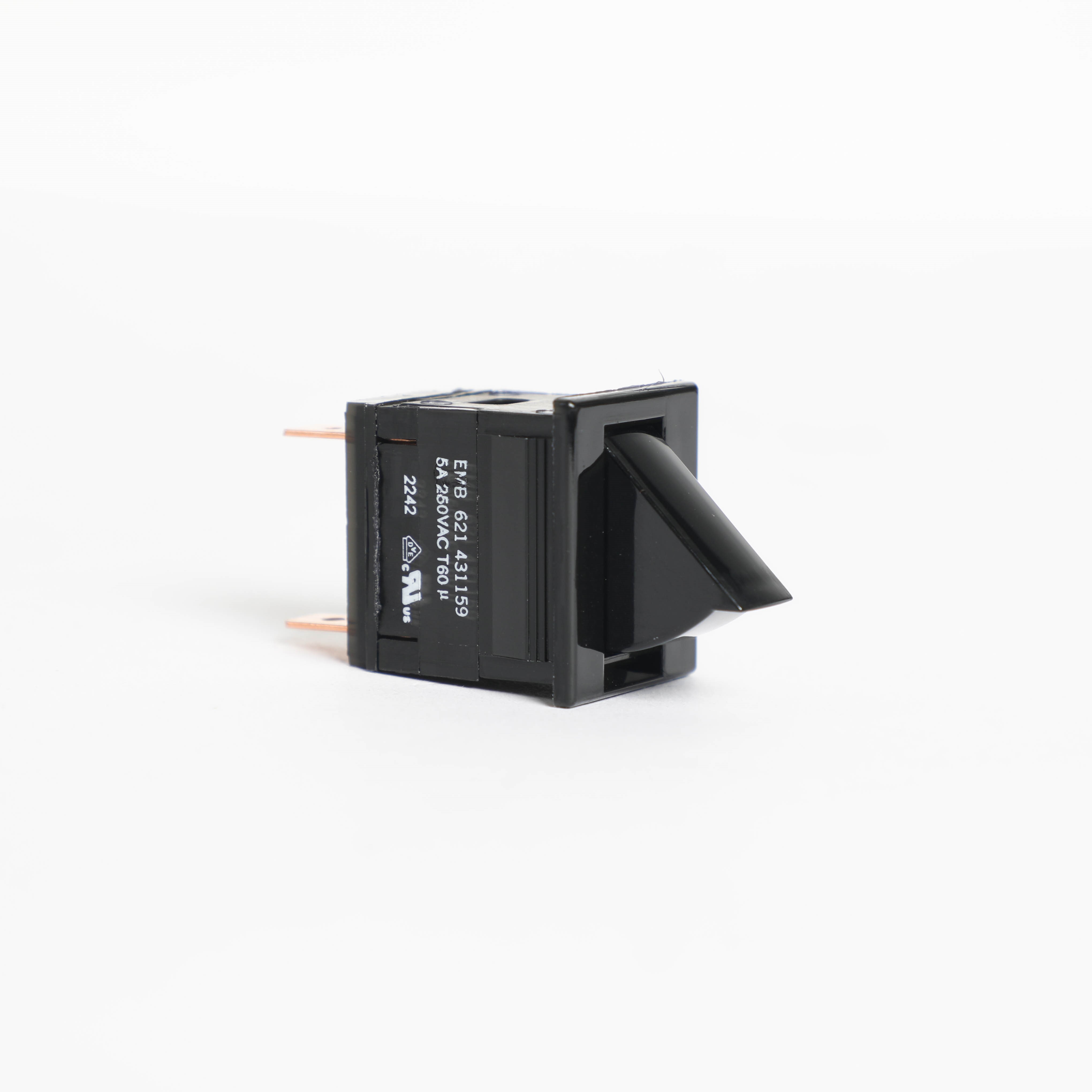 431159 SWITCH,ROCKER,85/15,MOM,SPST NO,21A 250V