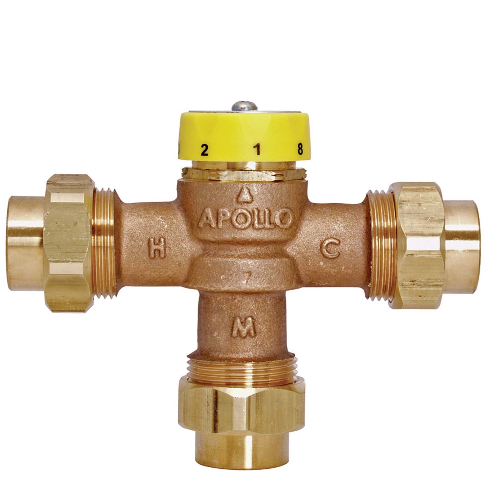 80724NL 3/4 FNPT APOLLO TEMPERATURE ACTUATED MIXING VALVE