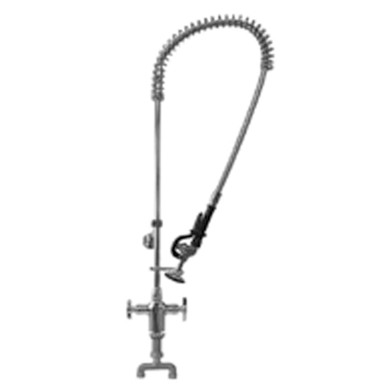 93310PR NON-POTABLE PRERINSE DECKMOUNT UNIT CROSS HDLE/SGL