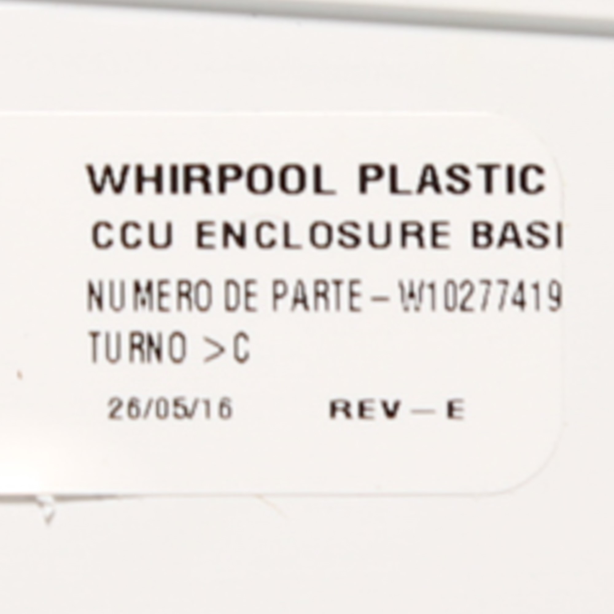 Whirlpool WPW10525369