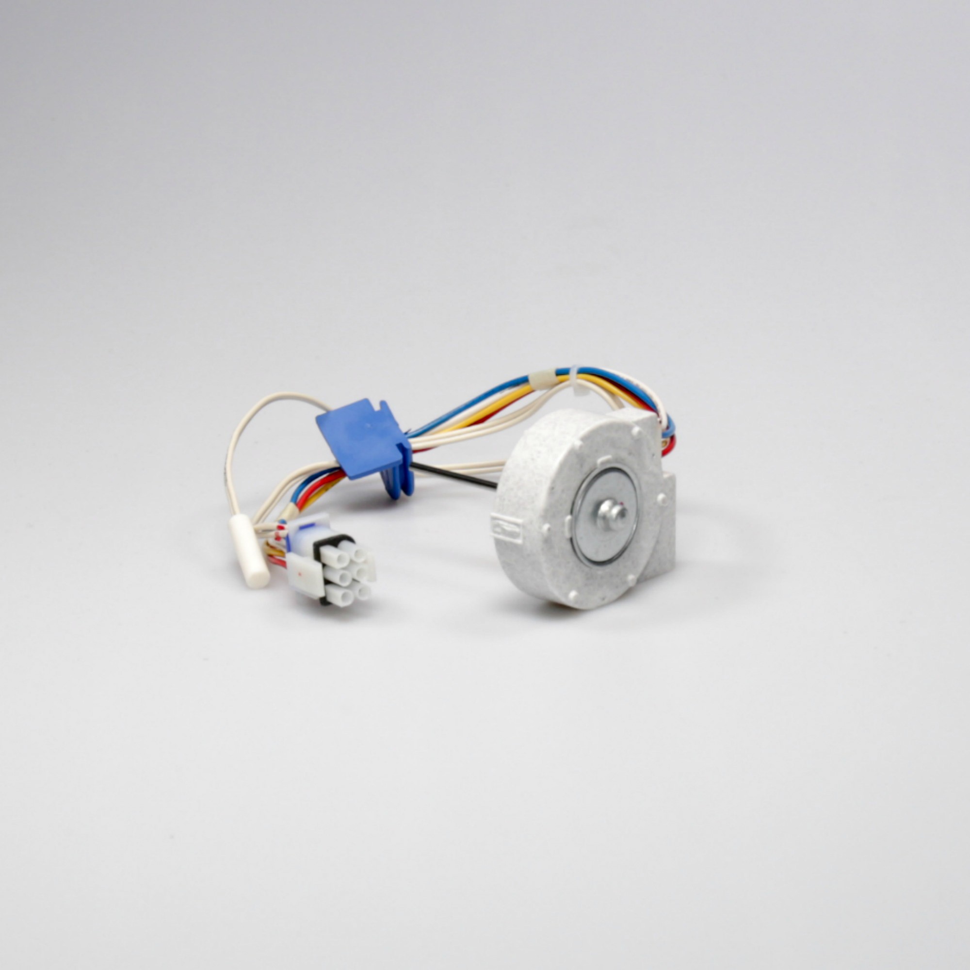 WR60X10074 GE Refrigerator Evaporator D/C Motor with Thermistor