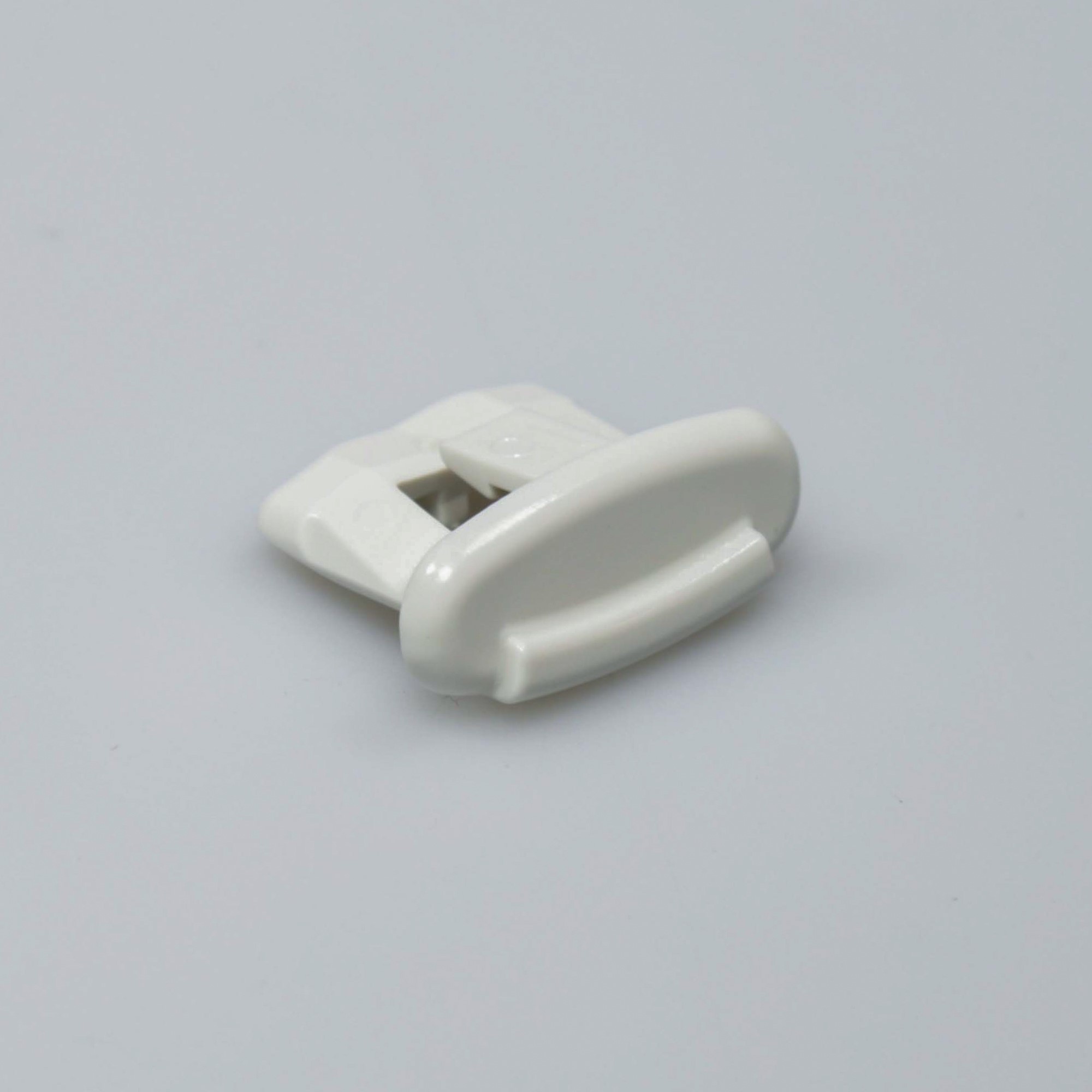 WD12X10304 GE Dishwasher Rack Slide Endcap (White)