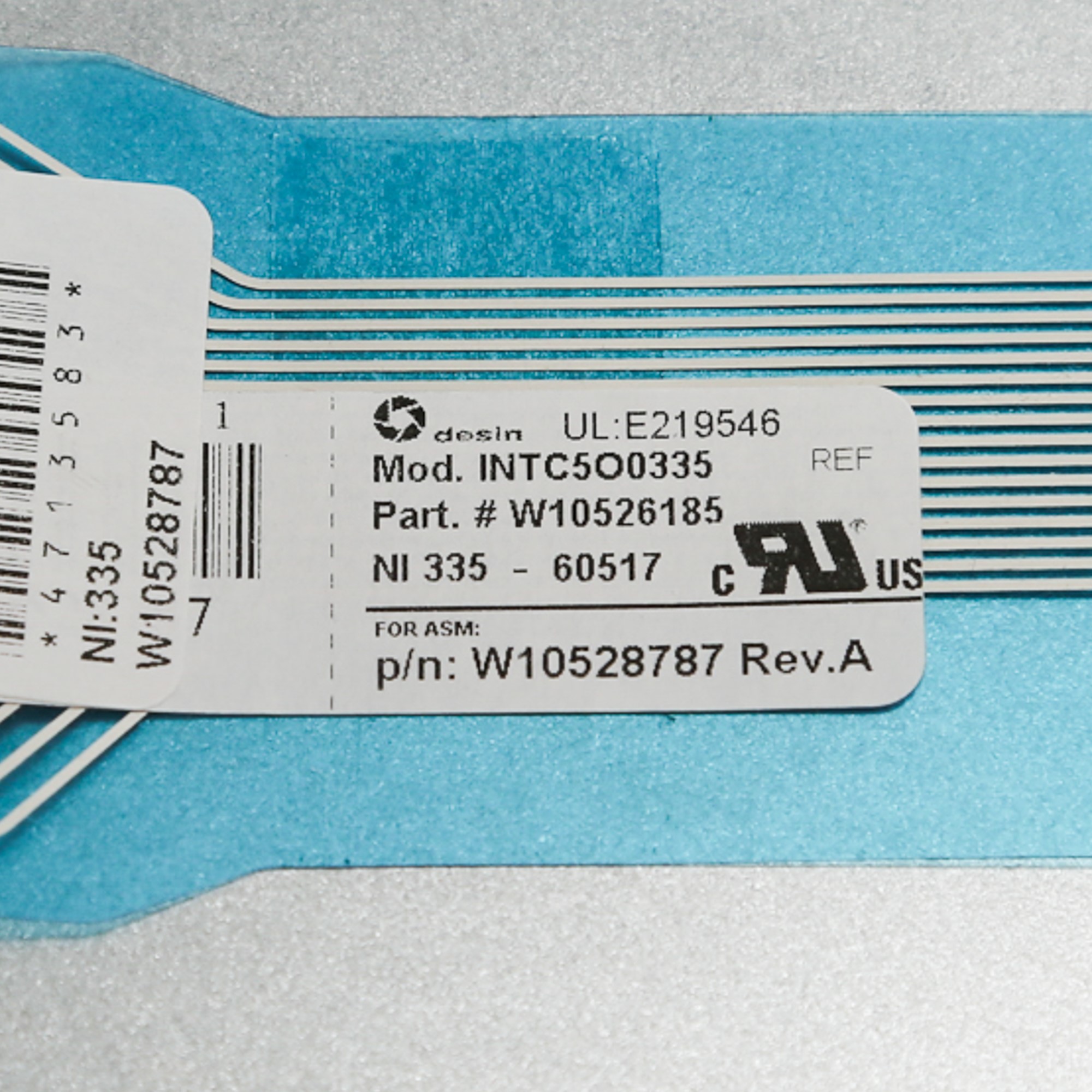 Whirlpool W10528787