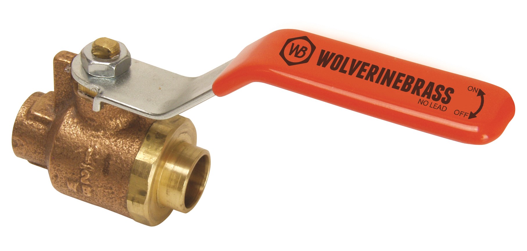 52963W 1-1/2 C BRASS FULL PORT BALL VALVE WITHOUT DRAIN