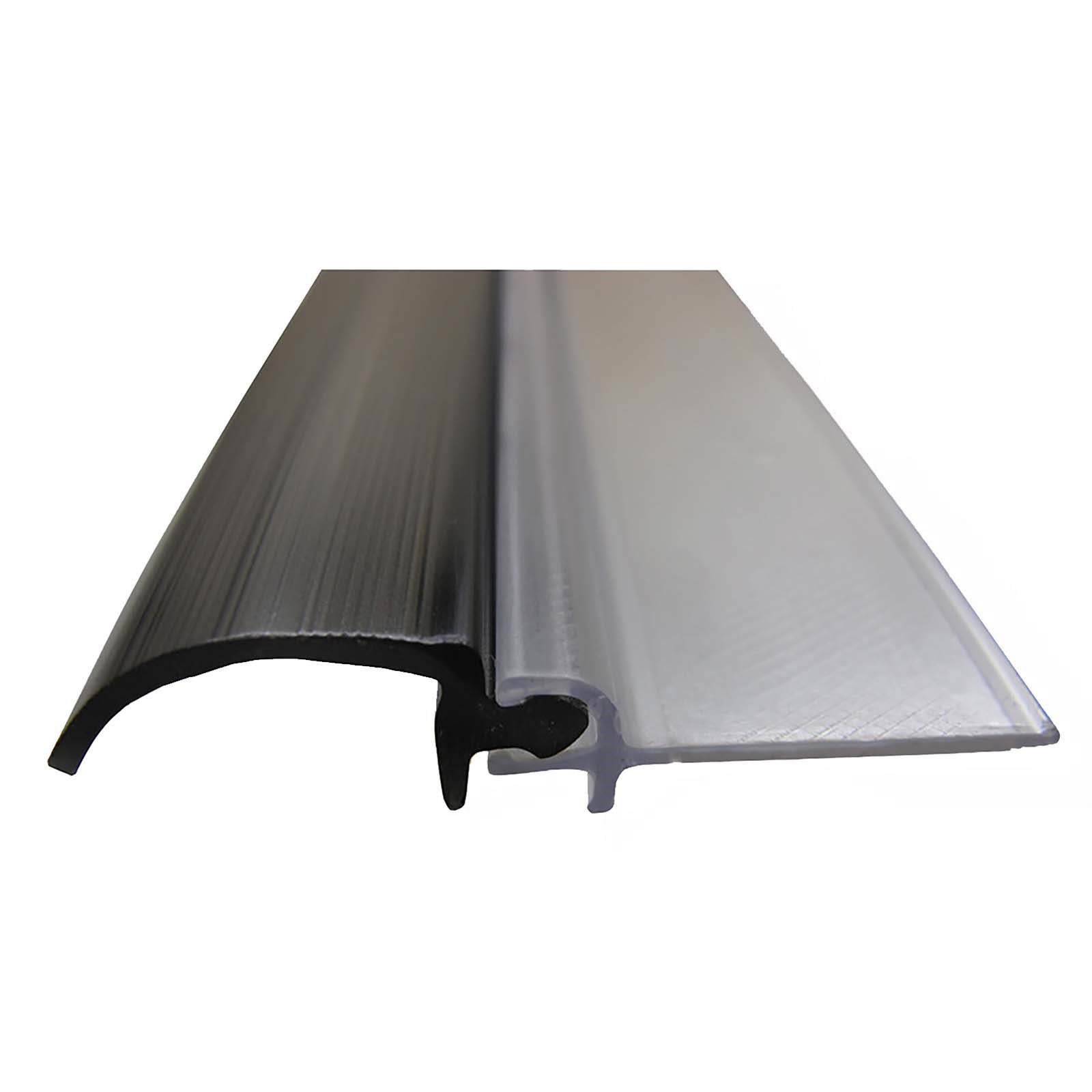 66463 PLASTIC RESTROOM STALL DOOR PRIVACY COVER, SMOKE