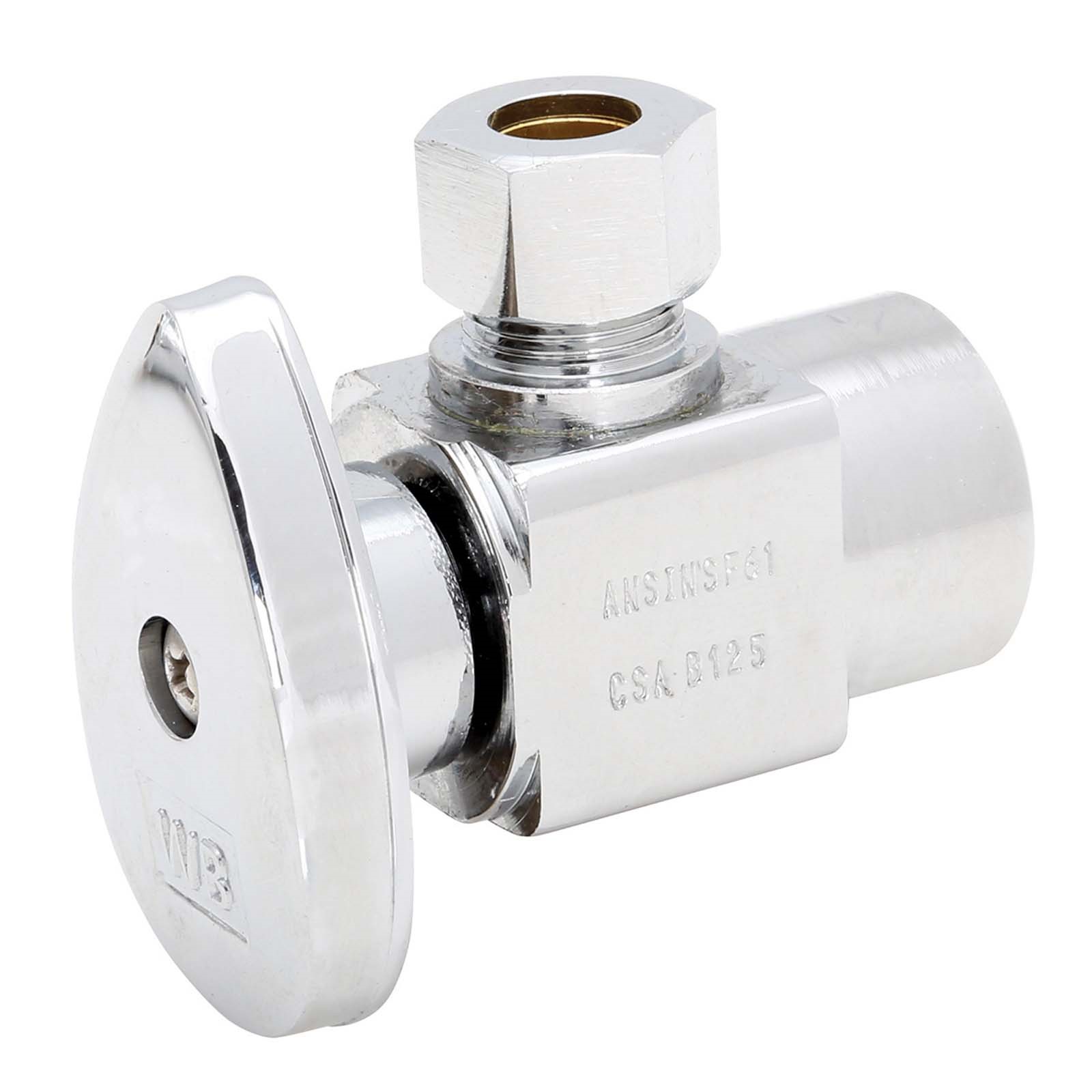 83422 3/8 FIP X 3/8 COM FINALE ULTIMATE BRASS 1/4 TURN A